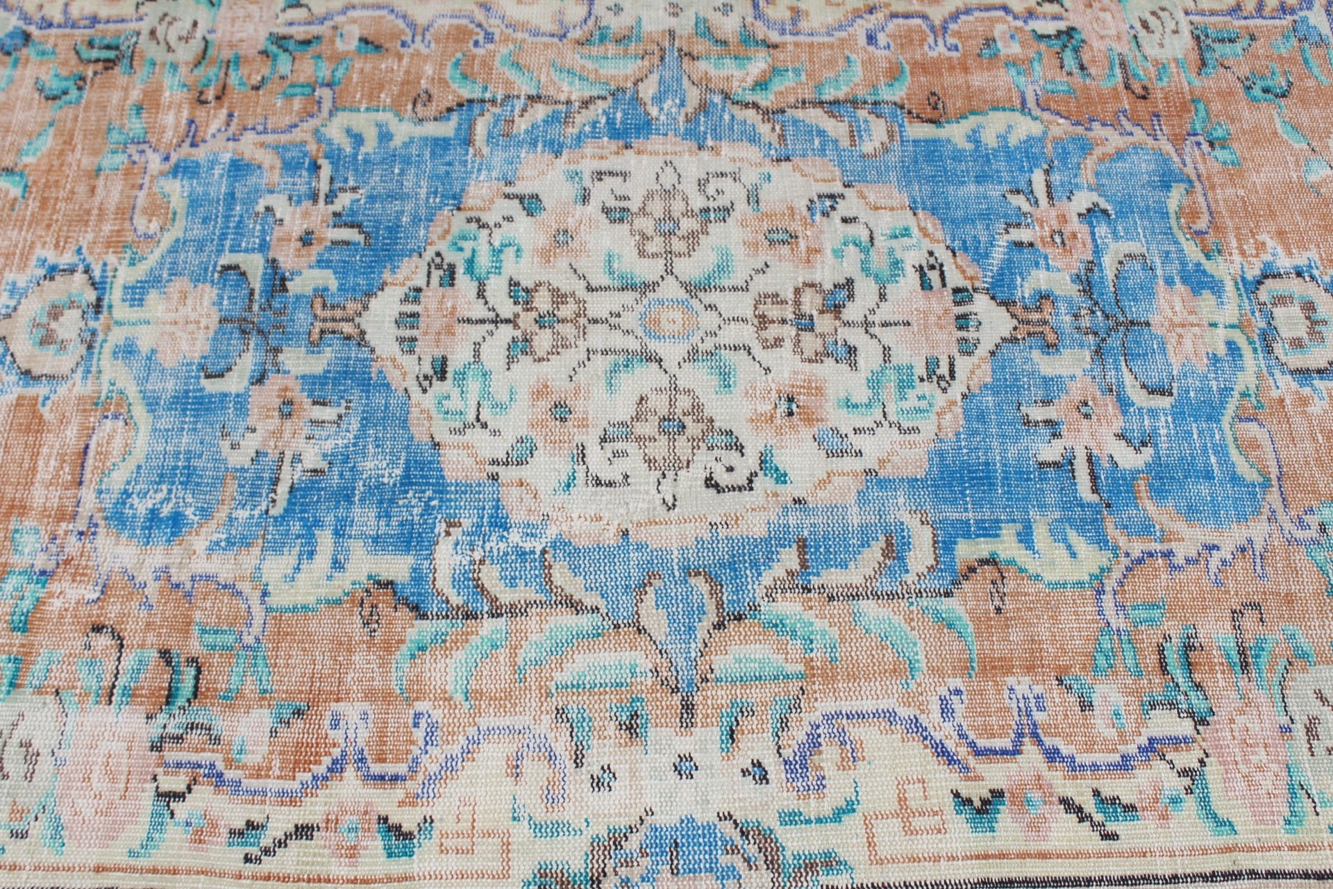 Oturma Odası Halıları, Soğuk Halı, Türk Halıları, 4,7x8,6 ft Büyük Halılar, Vintage Halı, Fas Halısı, Yemek Odası Halısı, Turuncu Yatak Odası Halıları