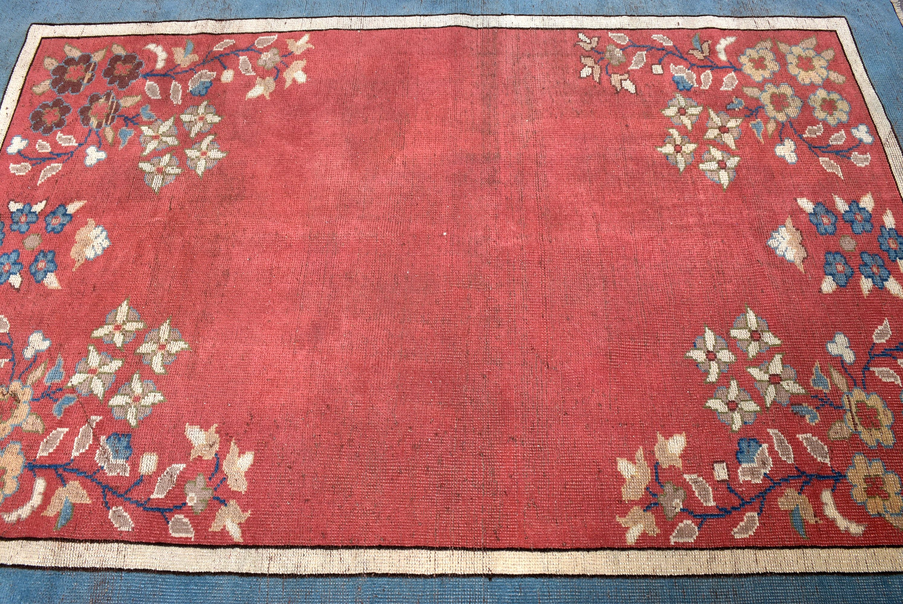 Yatak Odası Halıları, Estetik Halılar, Yer Halıları, Türk Halıları, Antika Halı, Kırmızı Lüks Halı, 5.1x7.5 ft Alan Halıları, Vintage Halı, Düz Dokuma Halılar