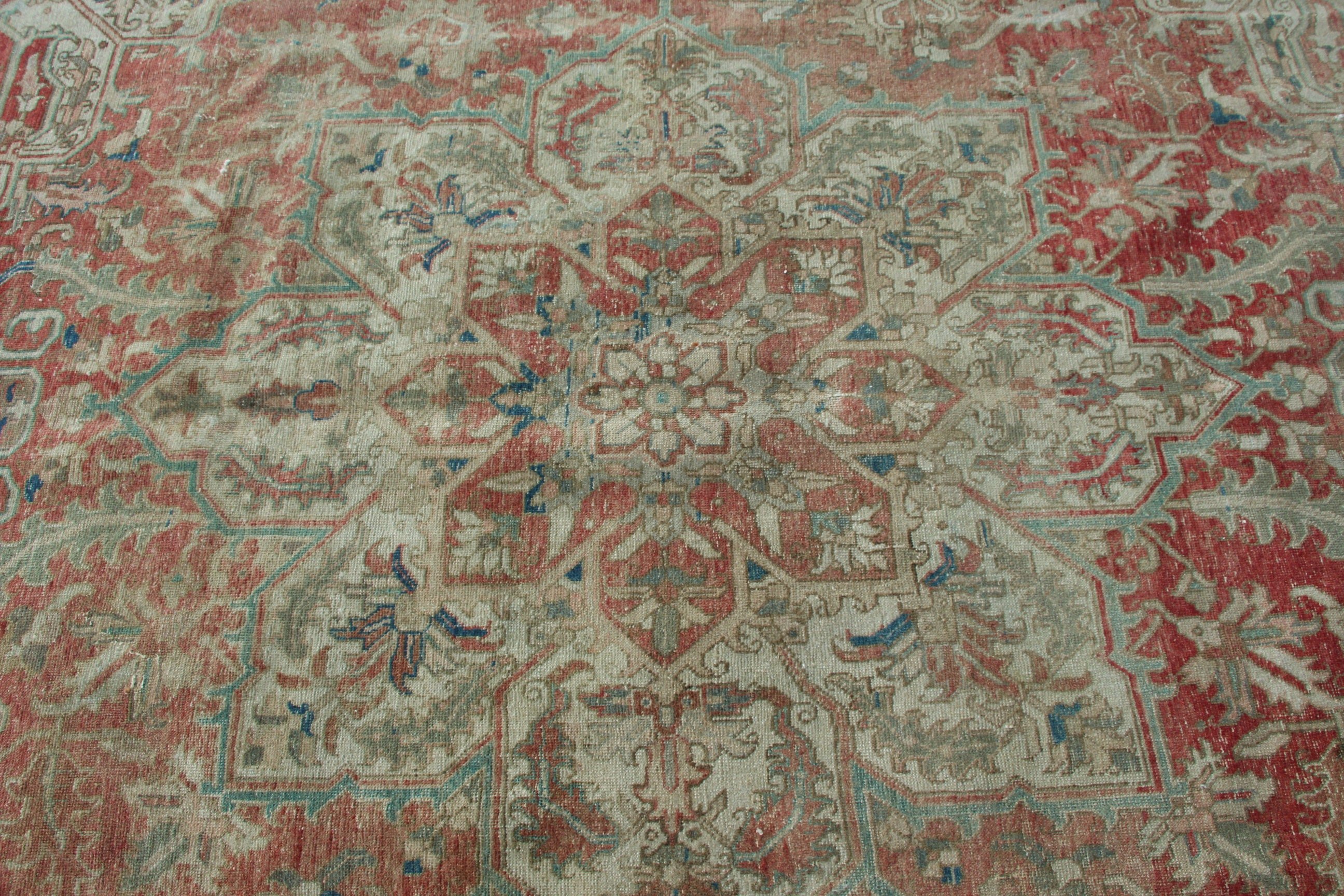 Antique Rugs, Exotic Rugs, Dining Room Rug, Vintage Rugs, Turkish Rugs, 7.3x11.3 ft Oversize Rugs, Beige Anatolian Rug