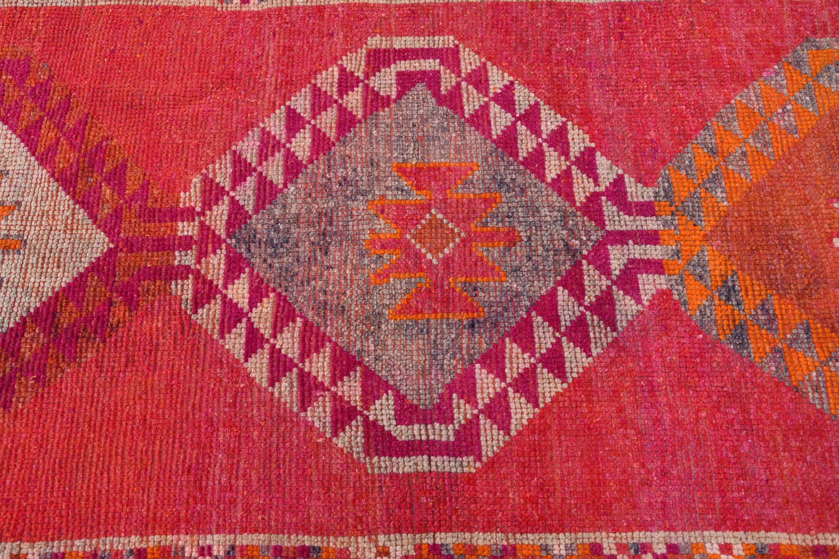Pale Rug, Rugs for Hallway, Corridor Rug, Oushak Rugs, 3.5x11.5 ft Runner Rugs, Dorm Rug, Vintage Rug, Antique Rug, Stair Rug, Turkish Rug