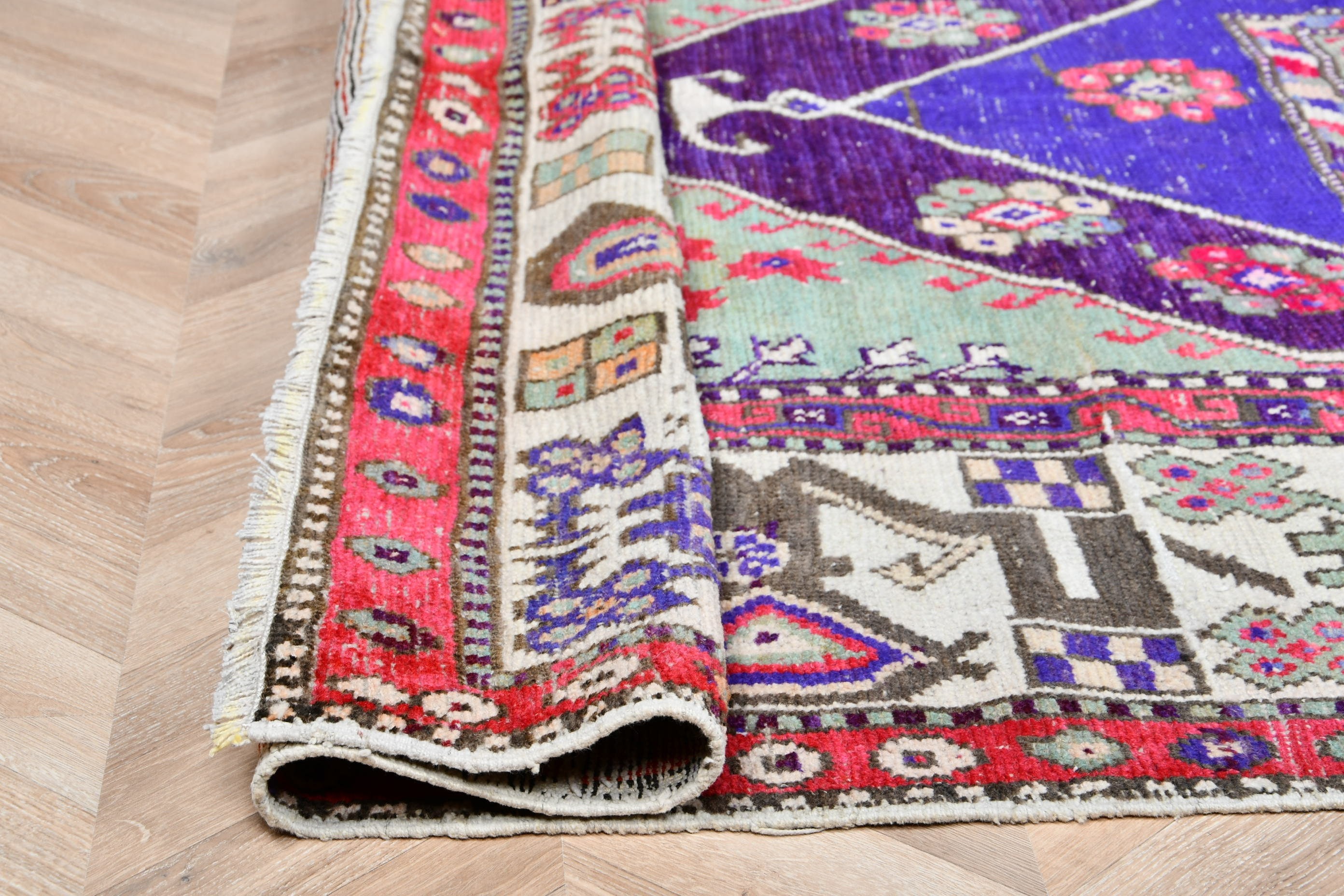 Vintage Rugs, Purple Home Decor Rug, Turkish Rug, Living Room Rugs, Art Rug, Bedroom Rug, 5.9x8.6 ft Large Rug, Anatolian Rug