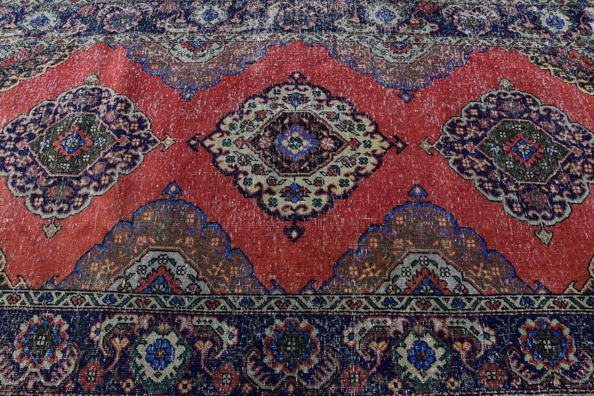 Türk Halıları, Havalı Halılar, Koridor Halısı, Koridor Halıları, Vintage Halı, 4.8x13.7 ft Yolluk Halıları, Renkli Halılar, Tribal Halı Yolluk Halıları