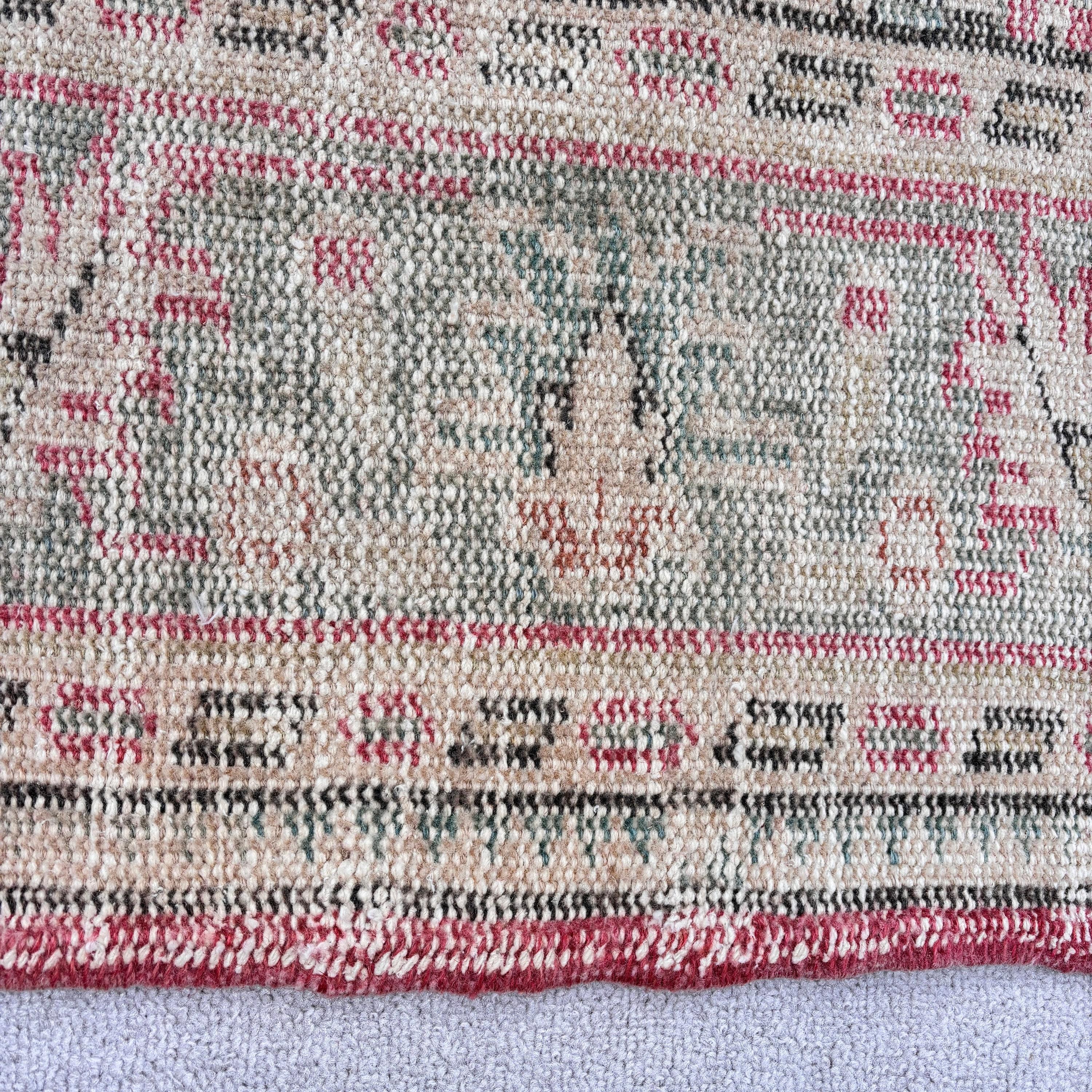 Türk Halısı, Yatak Odası Halıları, Yatak Odası Halıları, Vintage Halılar, Oryantal Halı, Büyük Boho Halısı, 6x8,8 ft Büyük Halı, Pembe Yer Halıları, Oushak Halısı