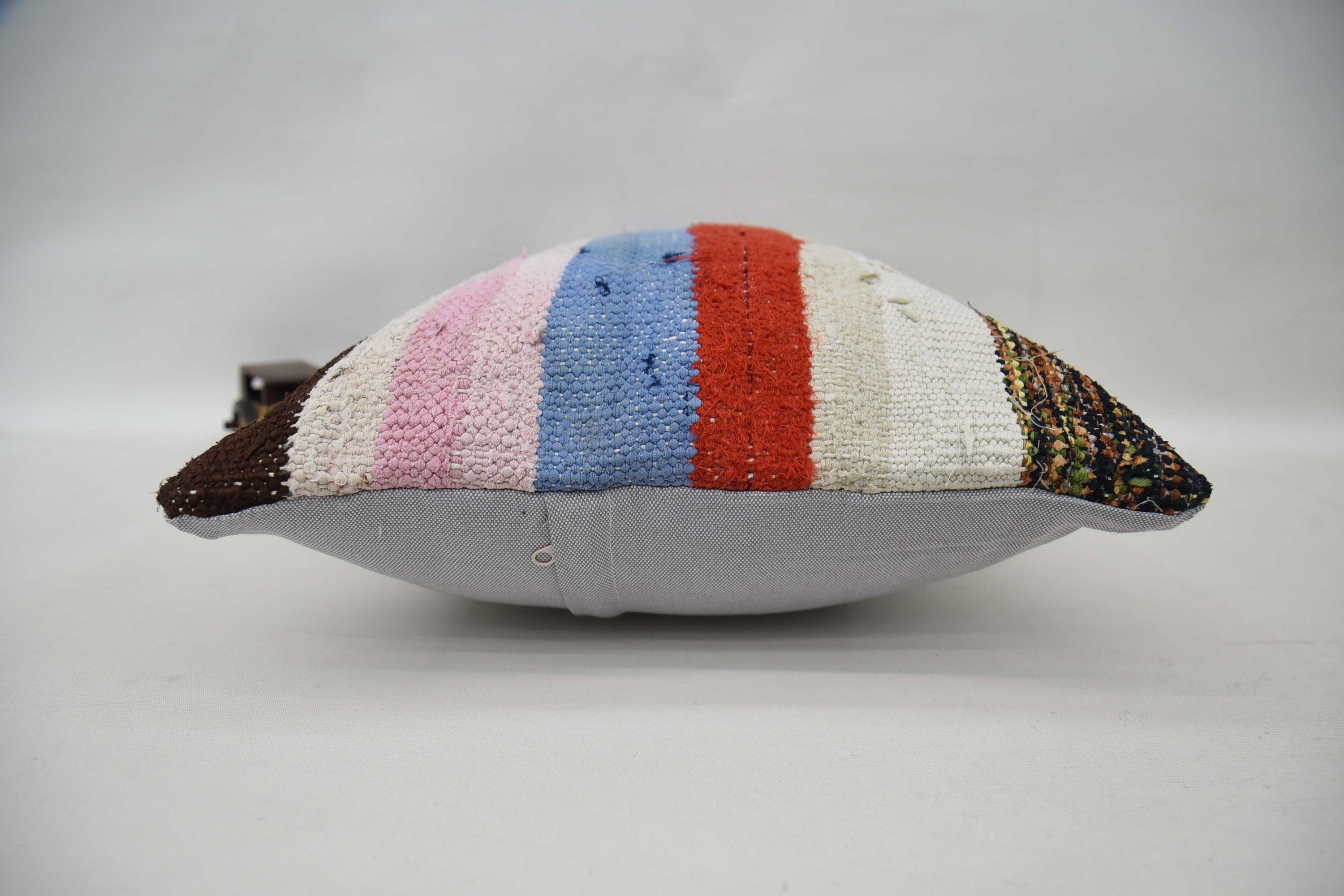 Turkish Rugs Pillow Case, Pillow for Couch, Ikat Cushion, Ethnical Kilim Rug Pillow, Turkish Pillow, 16"x24" Pink Cushion Case