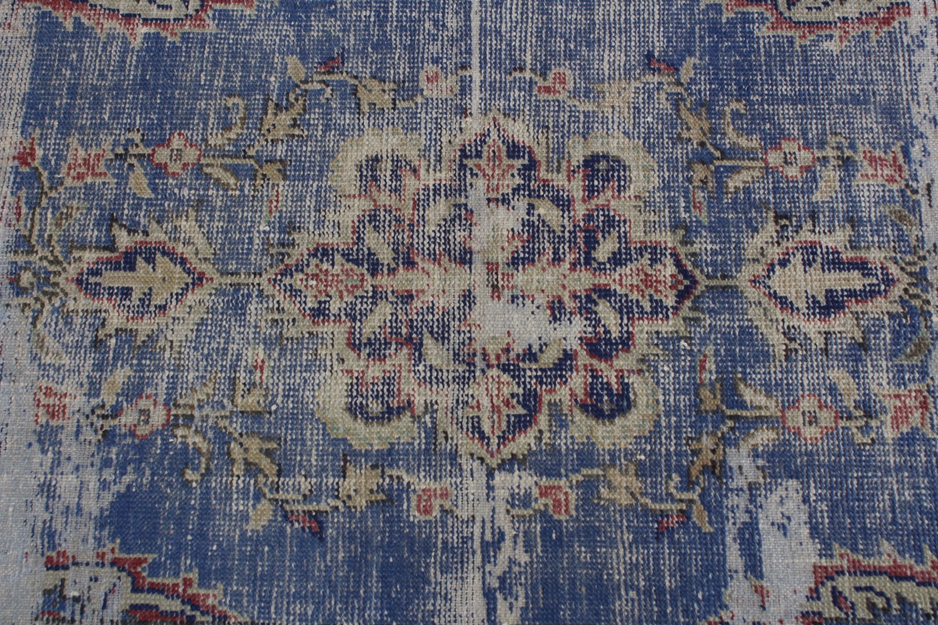 Vintage Halı, Duvara Asılı Halılar, Giriş Halısı, Türk Halısı, Oryantal Halı, Mavi Ev Dekor Halısı, 2.6x5.4 ft Küçük Halı, Antika Halılar, Eklektik Halı