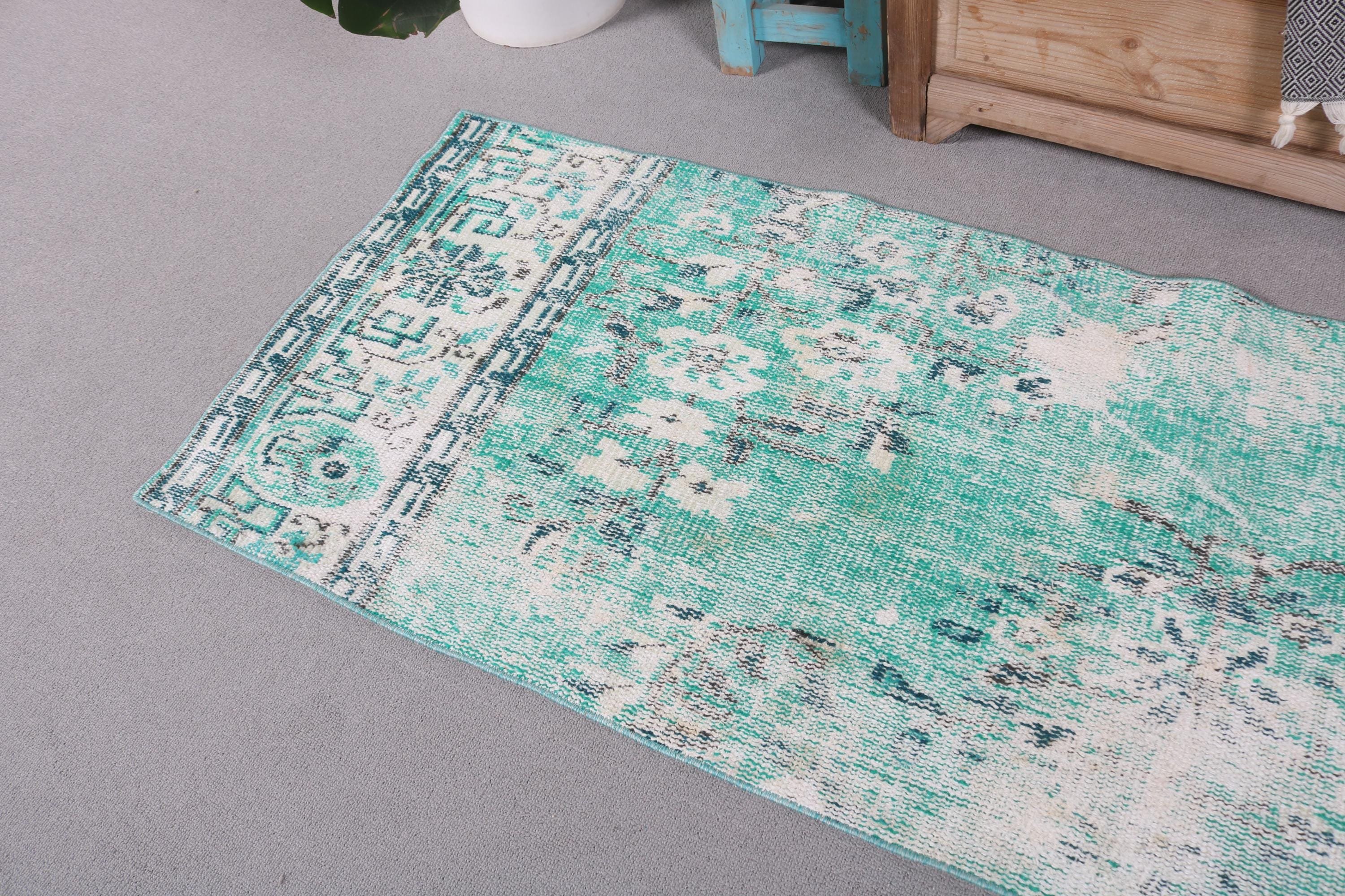 Modern Rug, White Moroccan Rugs, Vintage Rug, Hallway Rugs, Boho Rugs, Vintage Runner Rugs, Turkish Rugs, Neutral Rug, 2x6.2 ft Runner Rug