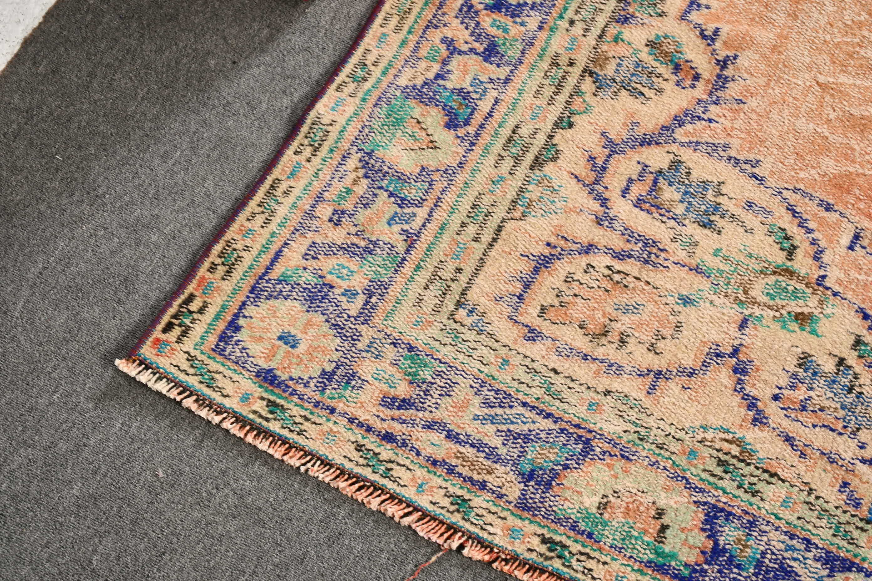 Vintage Halı, Türk Halısı, Anadolu Halıları, Yatak Odası Halısı, Yemek Odası Halıları, Turuncu Oryantal Halı, 5.9x8.5 ft Büyük Halı, Yemek Odası Halısı