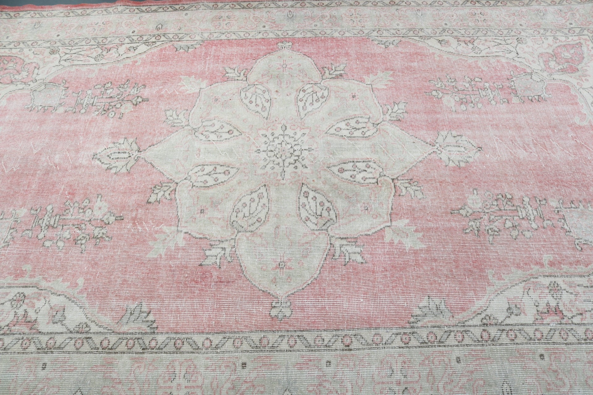 Living Room Rug, Rugs for Salon, Large Wool Rug Rugs, Turkish Rugs, Bedroom Rug, Salon Rugs, Vintage Rug, 6.1x9.9 ft Large Rugs, Wool Rug