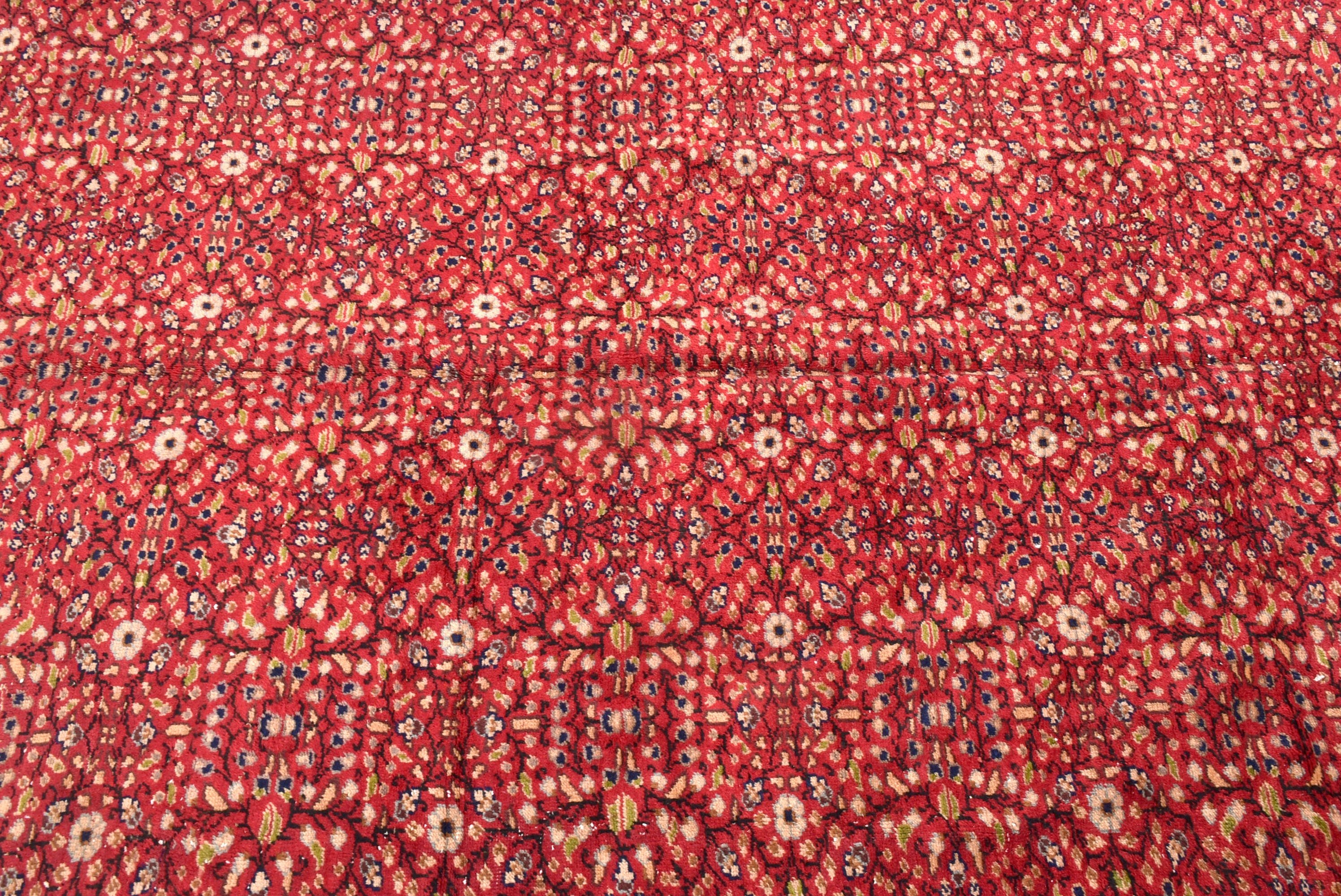 Vintage Rugs, Turkish Rug, Large Boho Rugs, Moroccan Rug, Bedroom Rugs, Red Anatolian Rugs, Dining Room Rug, 6.1x9.3 ft Large Rugs