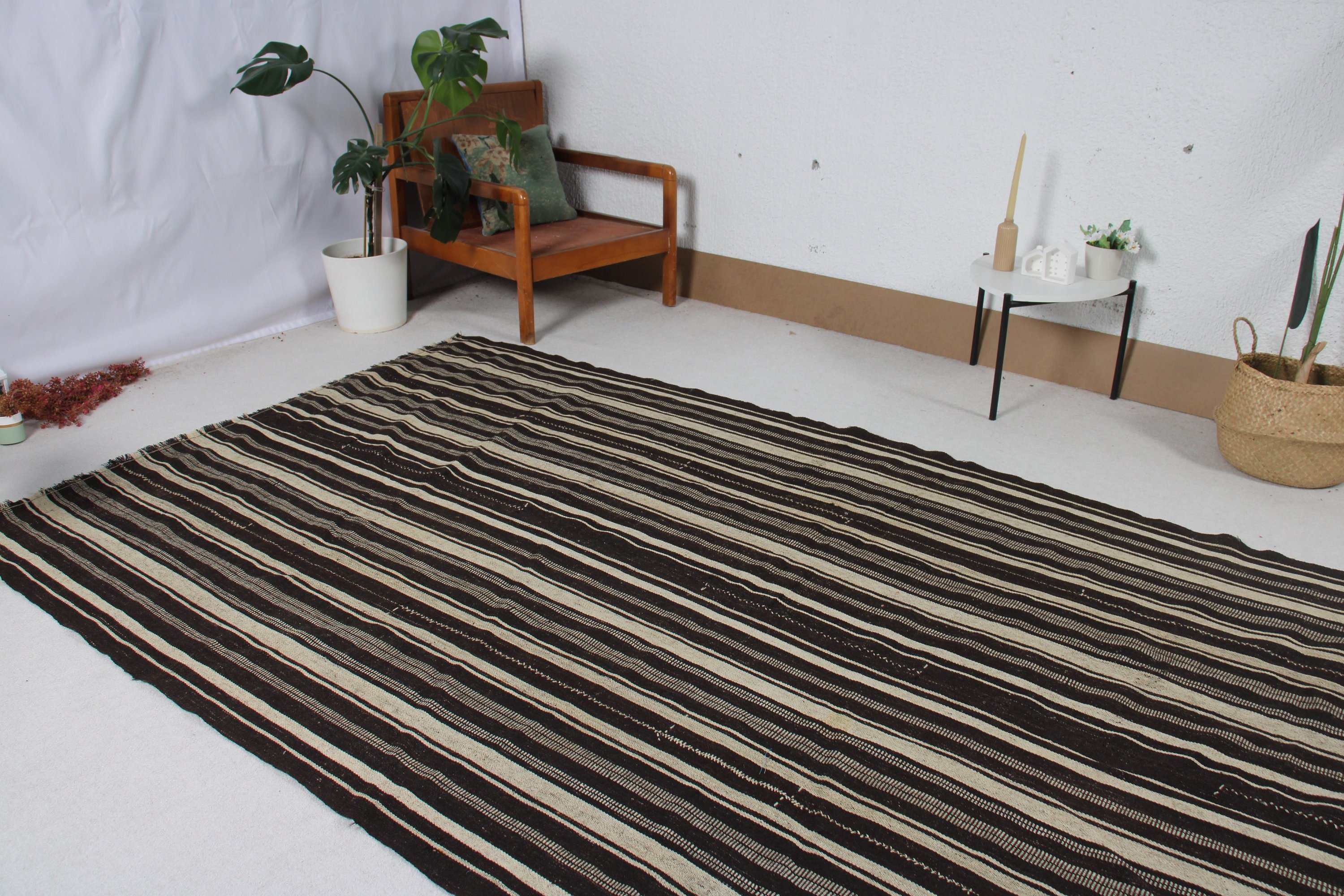 5.7x11 ft Büyük Halılar, Anadolu Halıları, Vintage Halılar, Oturma Odası Halısı, Kilim, Türk Halıları, Kahverengi Mutfak Halısı, Fas Halısı, Salon Halısı