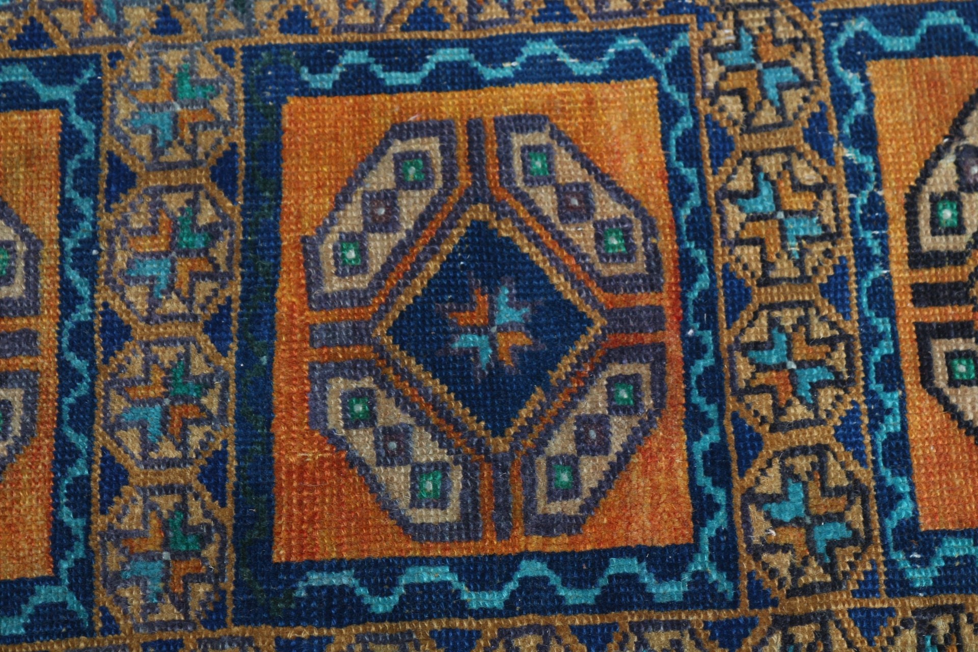 Bedroom Rugs, Floor Rug, Turkish Rugs, Vintage Rugs, Car Mat Rugs, 1.3x2.8 ft Small Rug, Orange Cool Rugs, Decorative Rugs, Anatolian Rugs