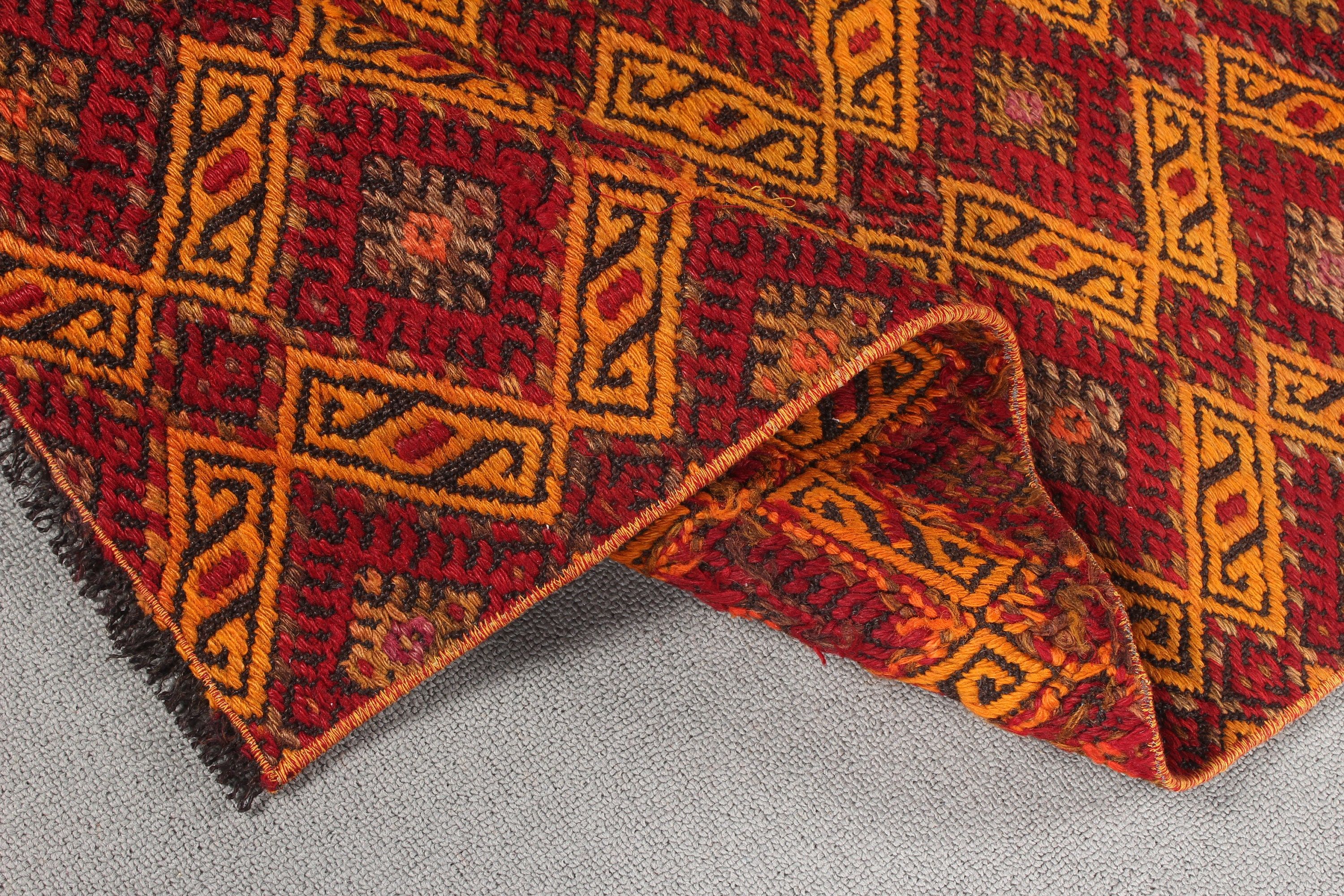 Küçük Boho Halı, Giriş Halıları, Türk Halısı, Yer Halısı, Kilim, Sarı Boho Halısı, Nötr Halılar, Vintage Halılar, Aztek Halısı, 2,1x4,2 ft Küçük Halı