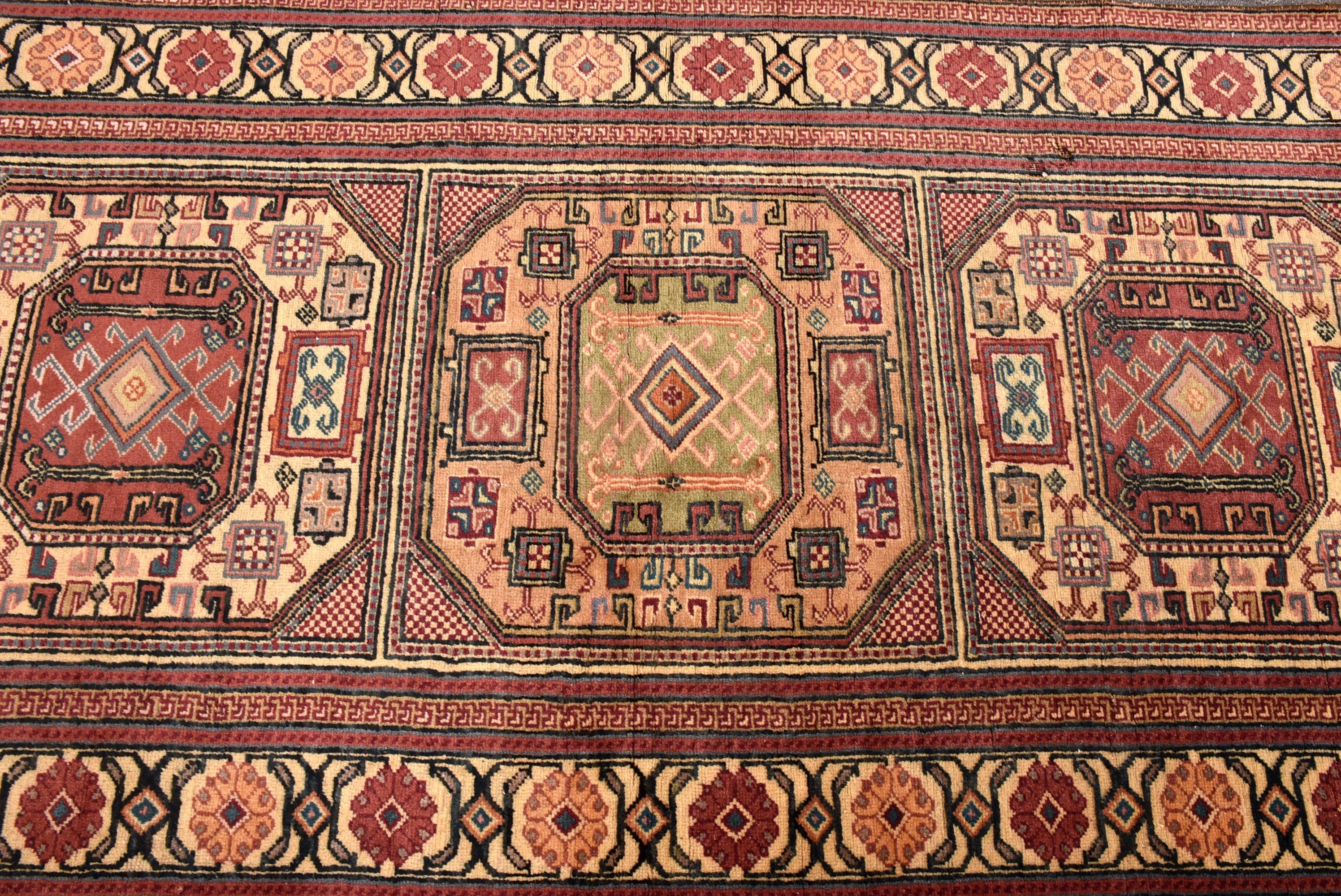 Dekoratif Halılar, 3.1x6.5 ft Vurgulu Halılar, Mor Lüks Halılar, Vintage Vurgulu Halılar, Nötr Halı, Yün Halı, Boho Halı, Türk Halısı, Vintage Halı