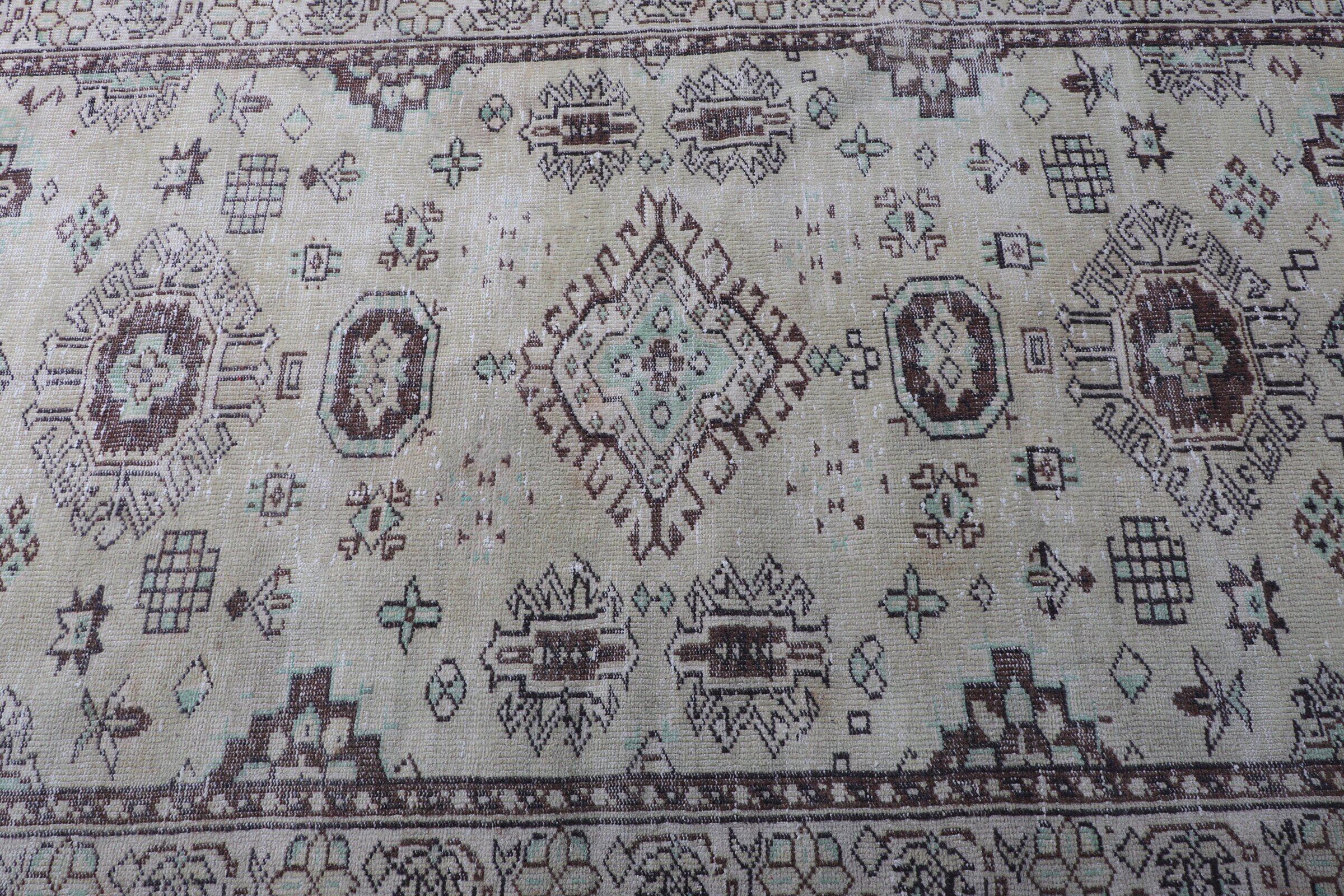 Rugs for Living Room, Beige Oushak Rug, Oushak Rug, Oriental Rug, 4.6x8.6 ft Area Rugs, Indoor Rugs, Art Rugs, Vintage Rug, Turkish Rugs