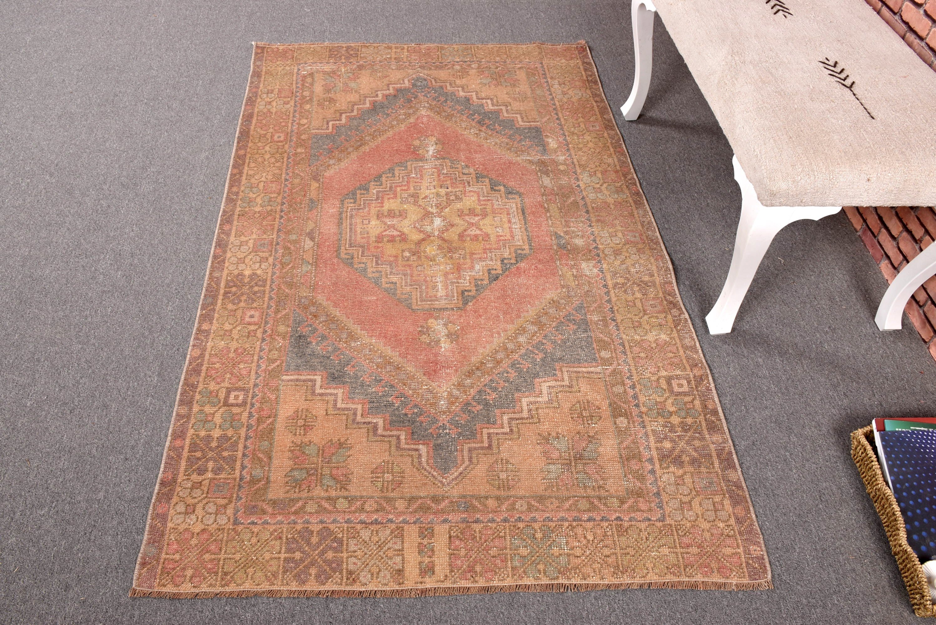 Yün Halı, Anadolu Halısı, Boho Vurgulu Halılar, Türk Halıları, Vintage Halılar, Yeşil Açıklama Halısı, 3,6x5,8 ft Vurgulu Halılar, Modern Halı, Çocuk Halısı