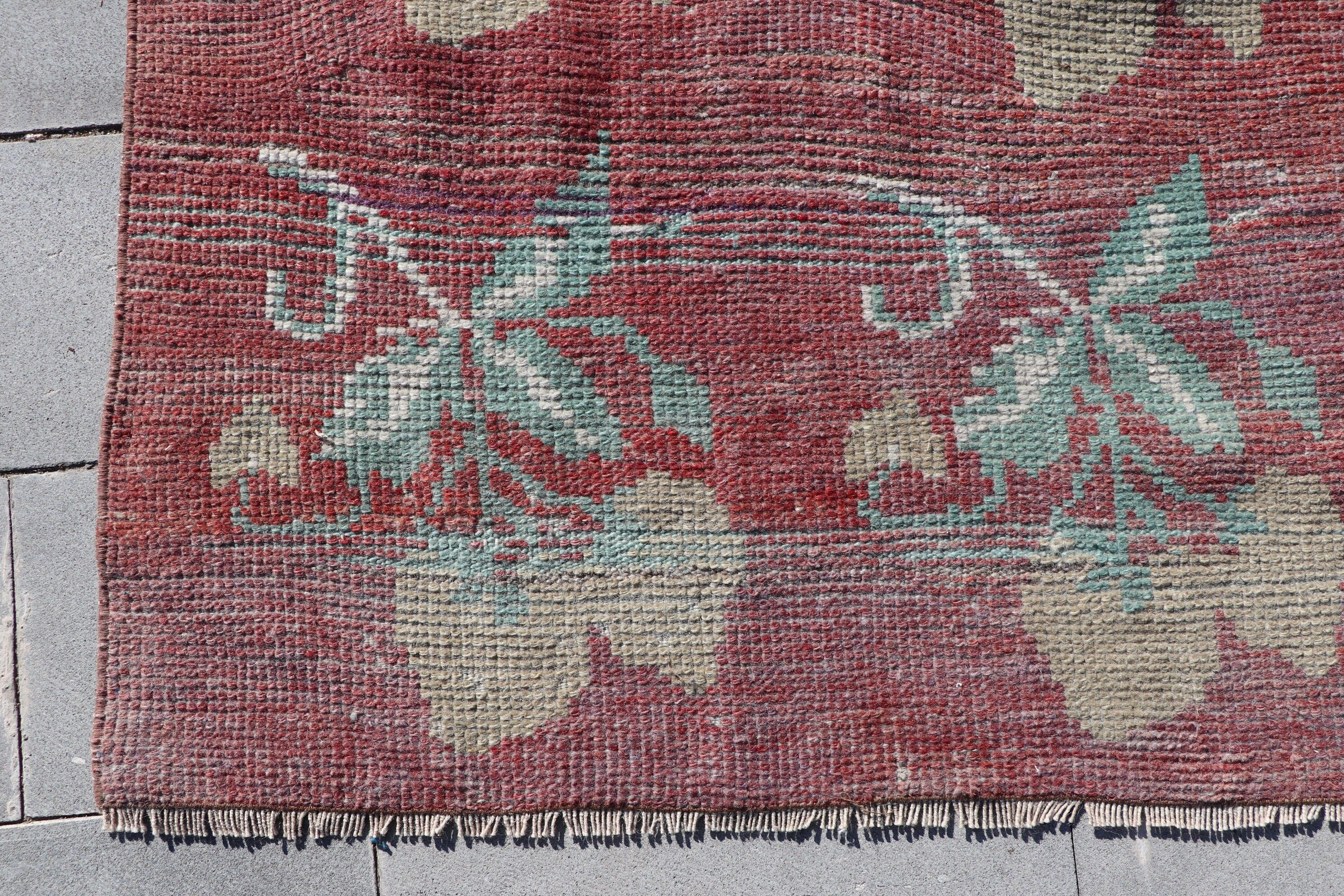 Turkish Rug, Vintage Area Rug Rugs, 4.9x7.7 ft Area Rug, Oriental Rugs, Rugs for Indoor, Red Bedroom Rugs, Vintage Rug