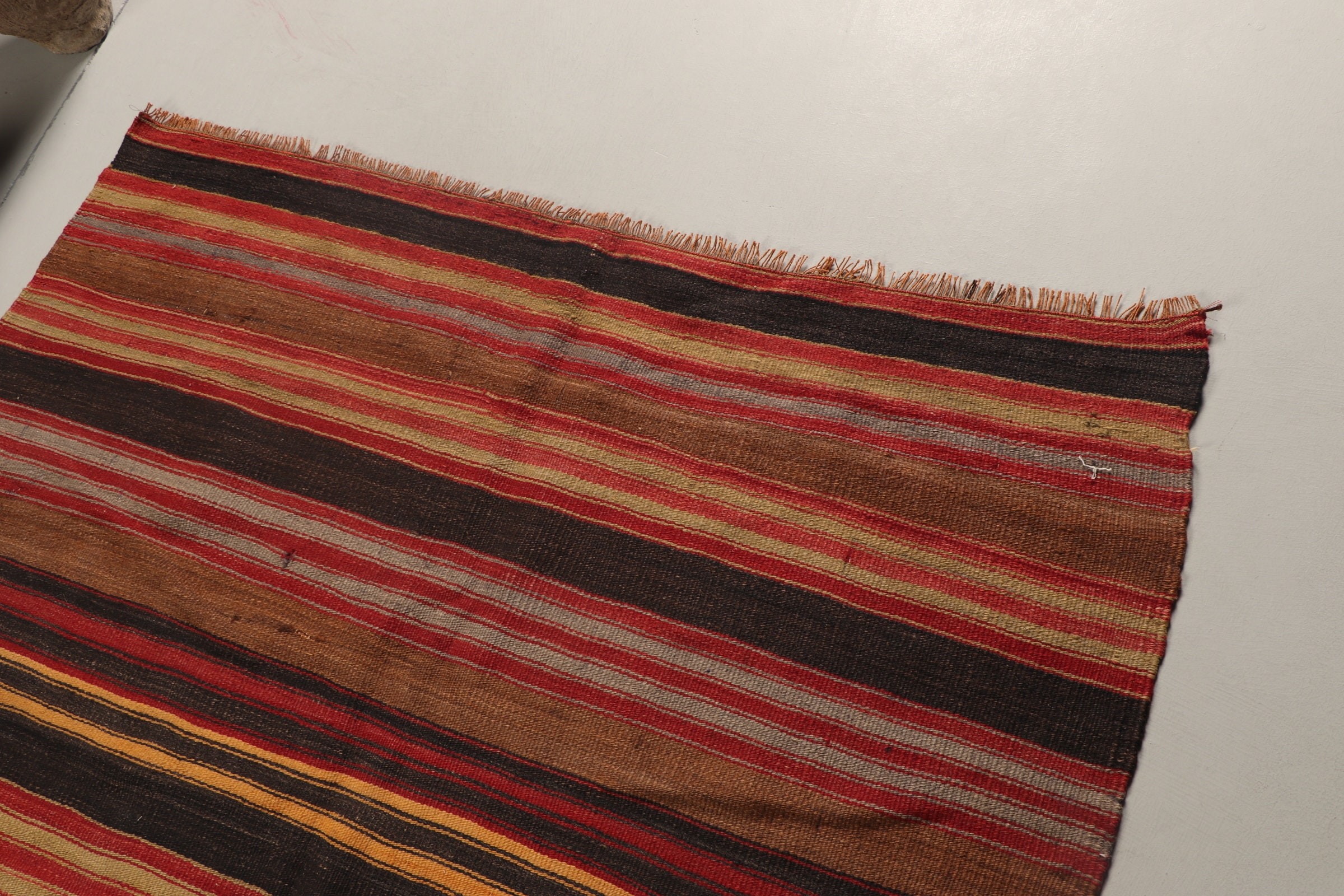 Ev Dekorasyonu Halısı, Türk Halıları, Yatak Odası Halısı, Vintage Halı, Giriş Halıları, Kilim, 4,9x3,1 ft Accent Halı, Oushak Halıları, Siyah Oushak Halısı, Parlak Halı