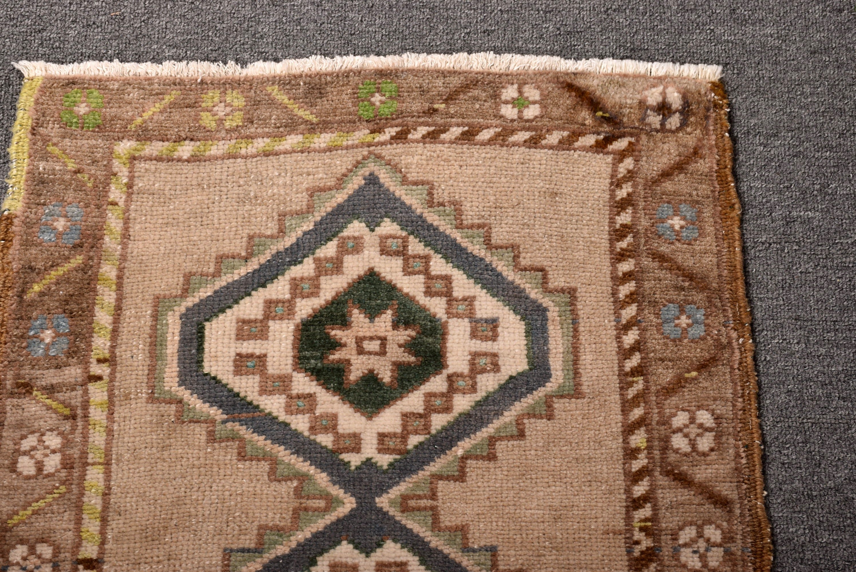 Küçük Boho Halıları, Yeşil Ev Dekorasyonu Halıları, Yatak Odası Halıları, Araba Paspas Halıları, Ev Dekorasyonu Halıları, Vintage Halı, Türk Halısı, 1.5x2.7 ft Küçük Halı