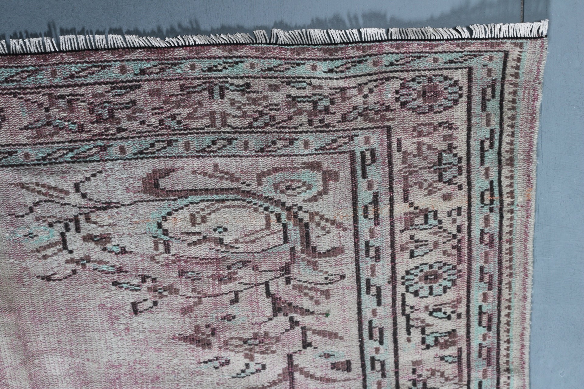 Türk Halısı, Yatak Odası Halıları, Salon Halısı, Vintage Halılar, Parlak Halı, 5.6x8.6 ft Büyük Halı, Mor Oryantal Halı, Anadolu Halısı