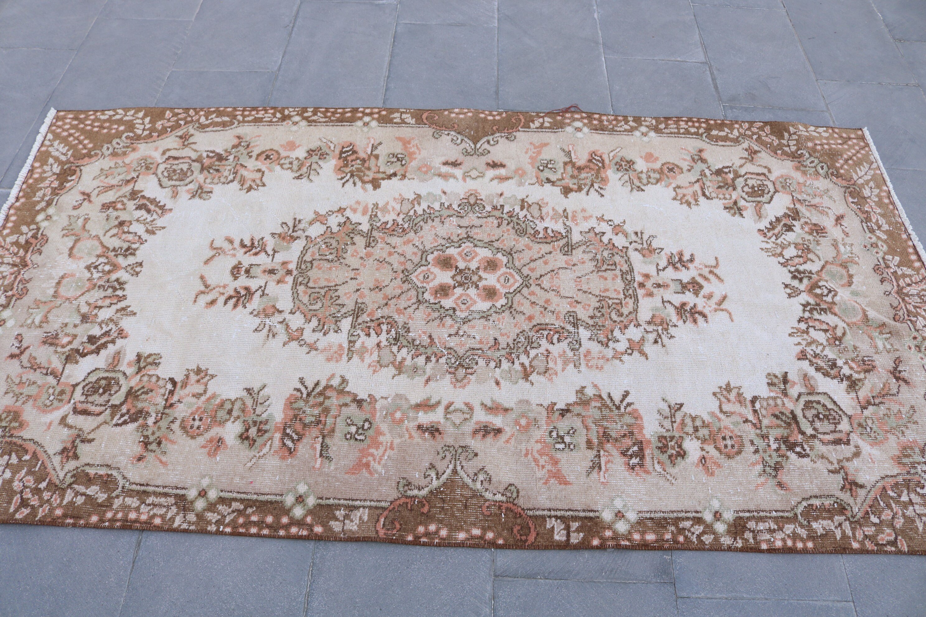 Ev Dekorasyonu Halısı, Oushak Halıları, Yer Halıları, Türk Bölge Halıları, Türk Halıları, Çocuk Odası Halısı, 3,7x7 ft Alan Halısı, Vintage Halılar, İç Mekan Halıları