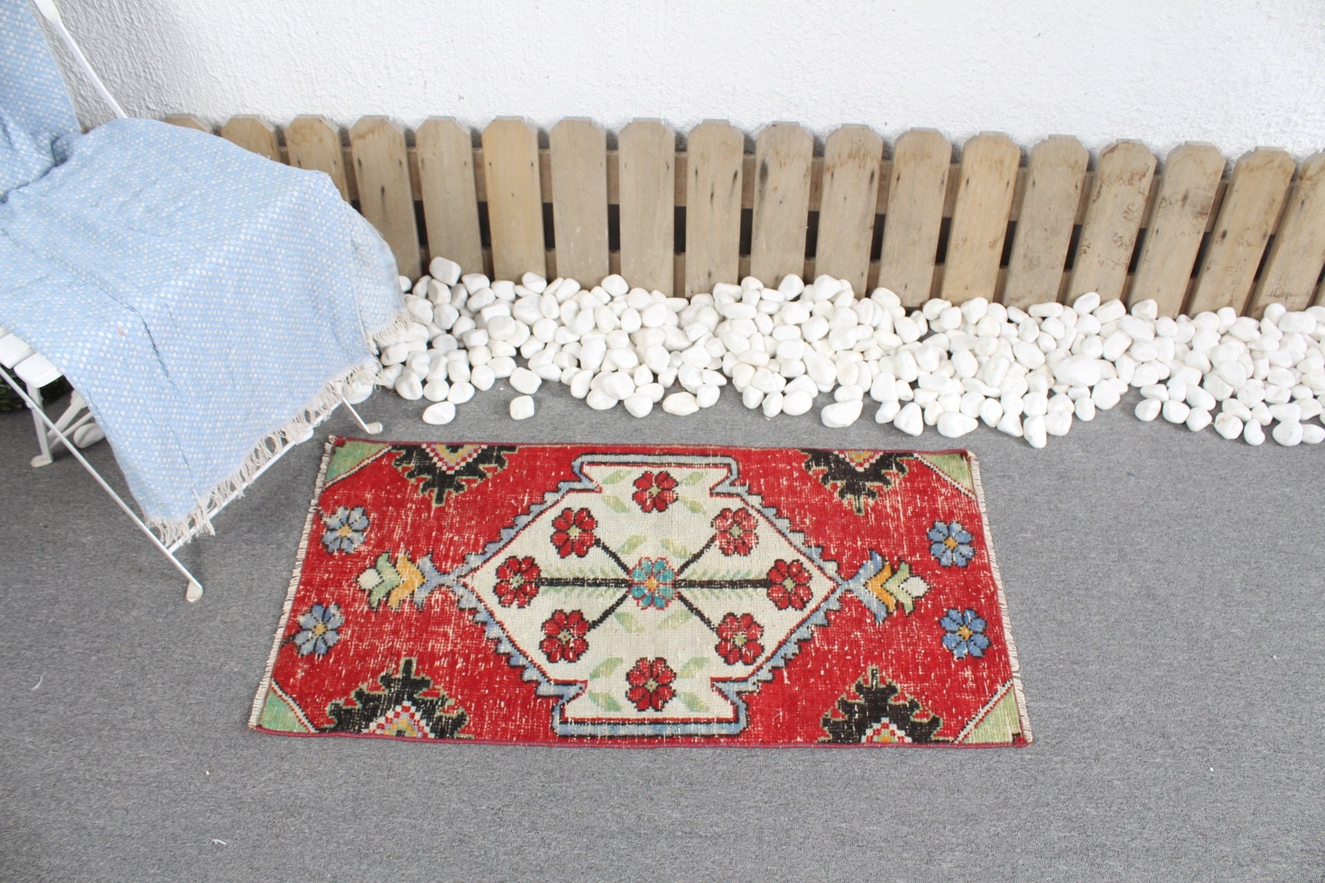 Antique Rug, Turkish Rugs, Nursery Rugs, Red Bedroom Rug, 1.7x3.2 ft Small Rugs, Kitchen Rugs, Rugs for Door Mat, Vintage Rug, Floor Rugs