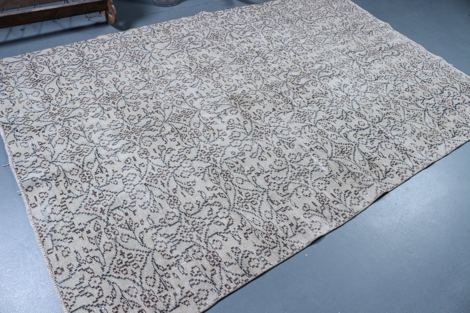 Kabile Halıları, Yatak Odası Halısı, 5.8x8.7 ft Büyük Halılar, Antika Halı, Yeşil Antika Halı, Anadolu Halısı, Vintage Halı, Türk Halısı, Oturma Odası Halısı