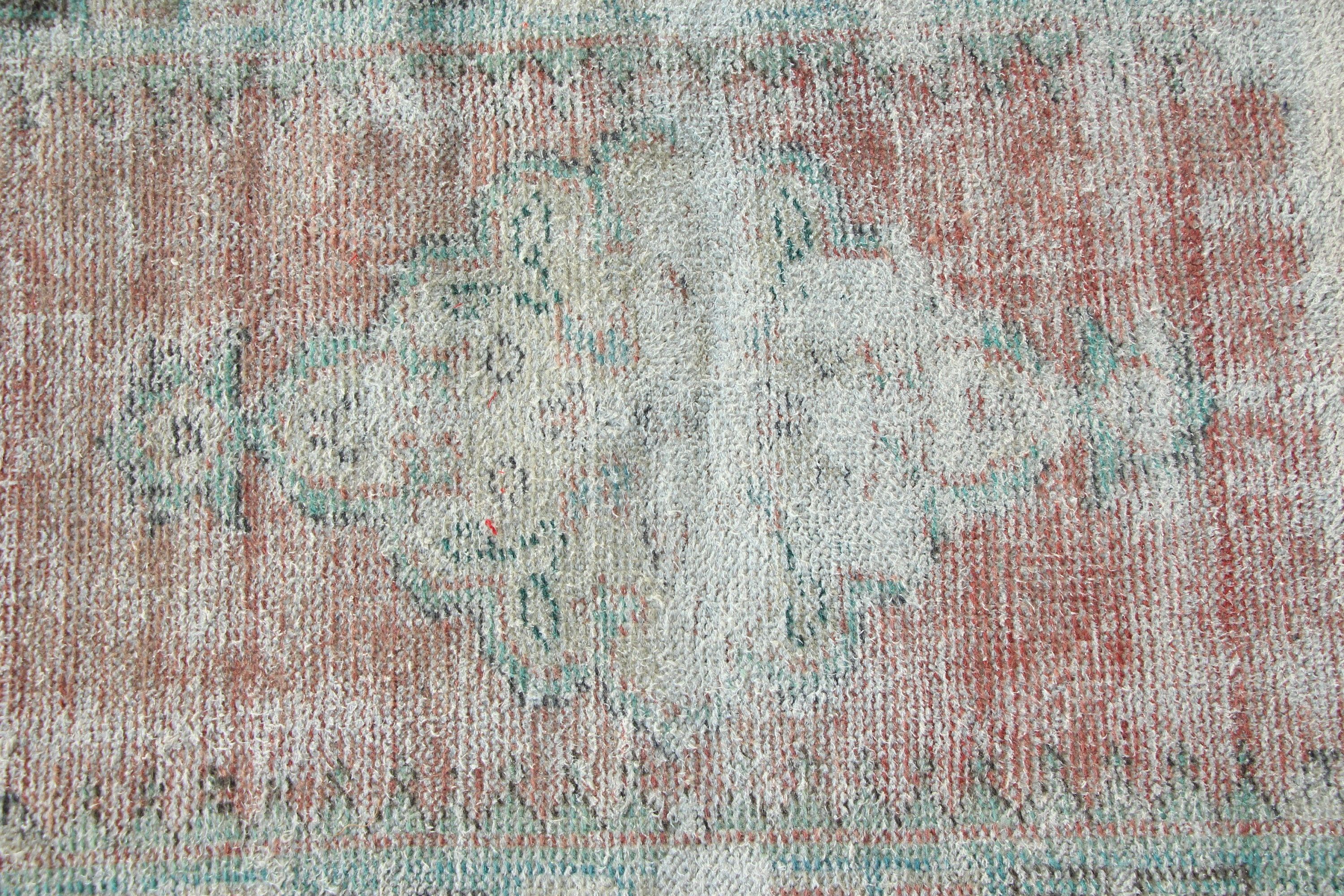 Moroccan Rug, Rugs for Nursery, 2x4 ft Small Rugs, Pale Rugs, Vintage Rug, Bathroom Rug, Turkish Rug, Orange Cool Rugs, Kitchen Rug