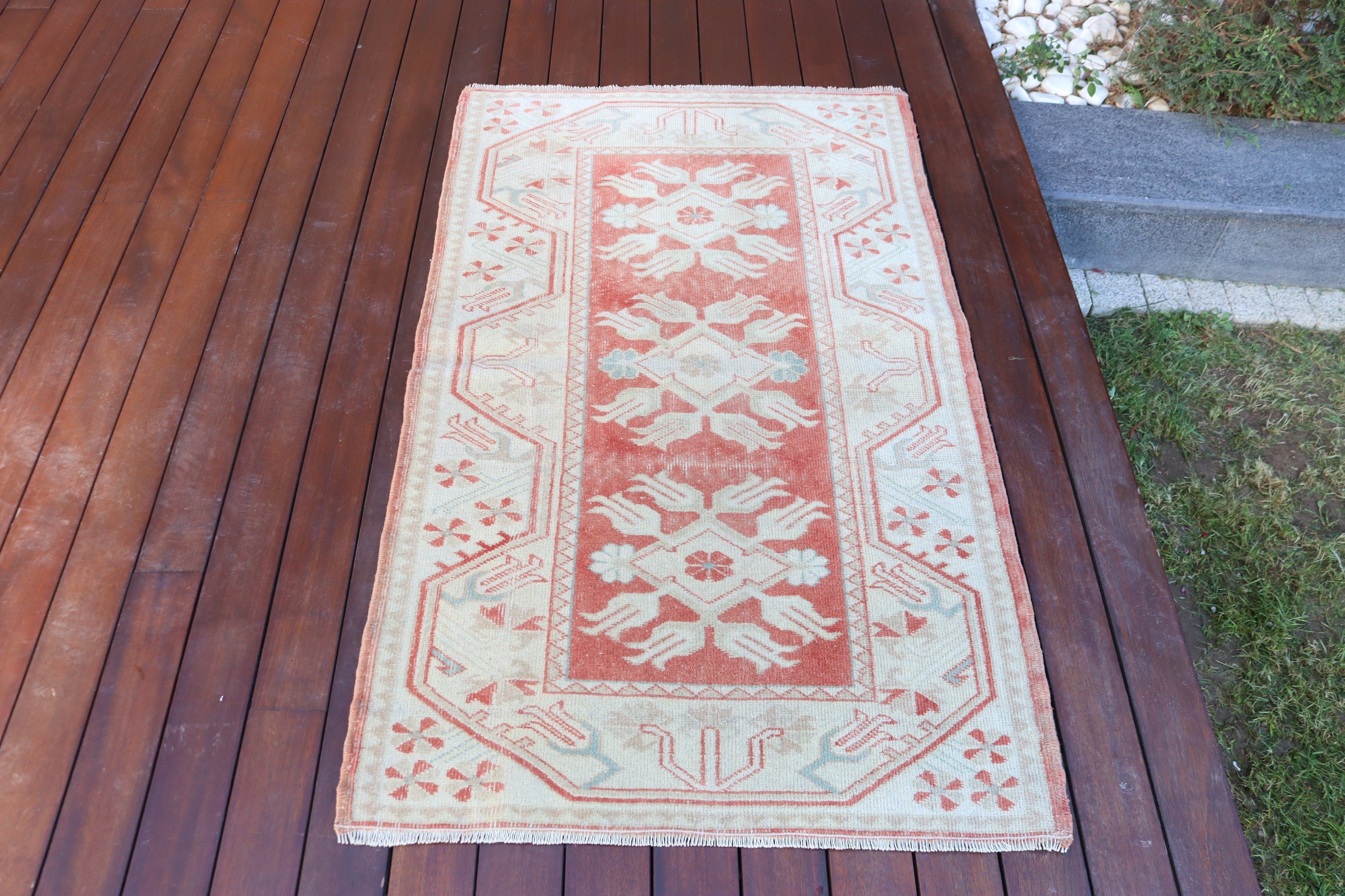 Nötr Halı, Paspas Halıları, Bej Oryantal Halı, Yatak Odası Halıları, Vintage Halılar, Türk Halıları, Aztek Halıları, 2,6x4,4 ft Küçük Halı, Açıklama Halıları