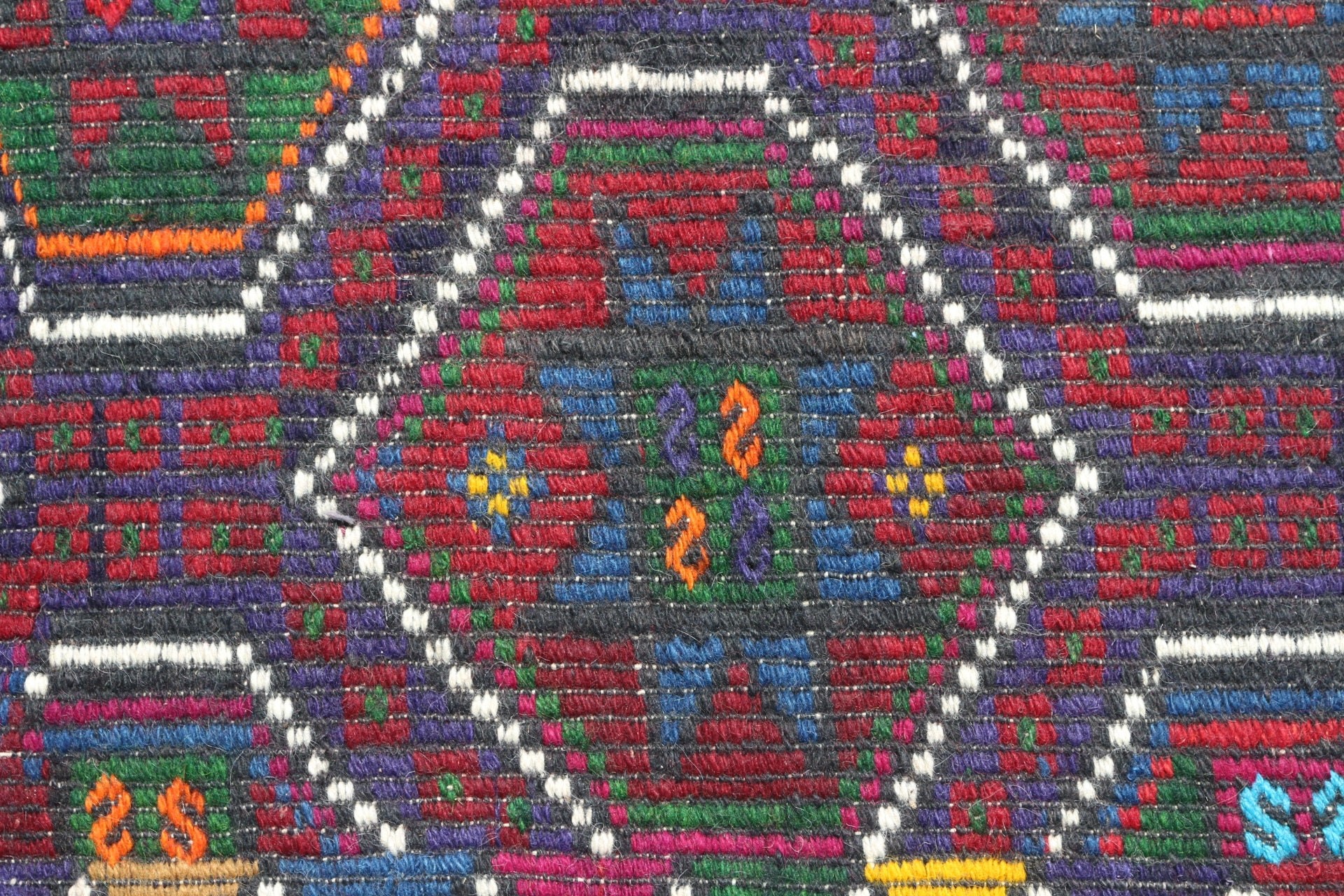 Mavi Yatak odası Kilim, Yemek odası Kilim, 203x336 cm Büyük Kilim, Anadolu Kilim, Salon Kilim, Türk Kilim, Yemek odası Kilim