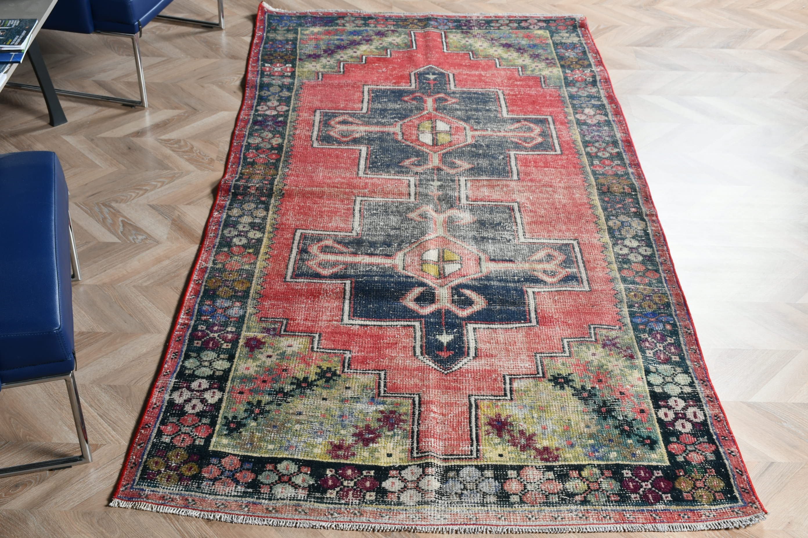 Pembe Oryantal Halılar, Fas Halısı, Türk Halısı, Dış Mekan Halısı, Yemek Odası Halısı, Ev Dekor Halısı, 4.1x8.4 ft Alan Halısı, Çocuk Halısı, Vintage Halı