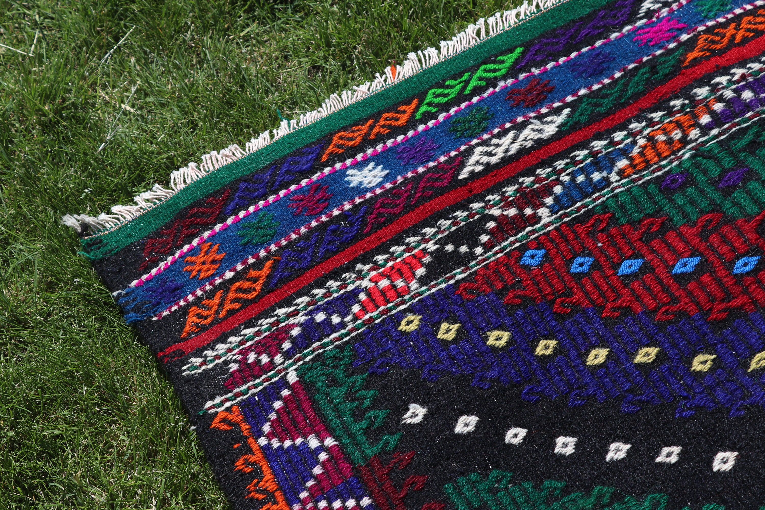 Vintage Halı, Kilim, Kırmızı 5.7x6.9 ft Alan Halıları, Modern Halı, Yemek Odası Halısı, Oturma Odası Halıları, Yer Halısı, Türk Halıları