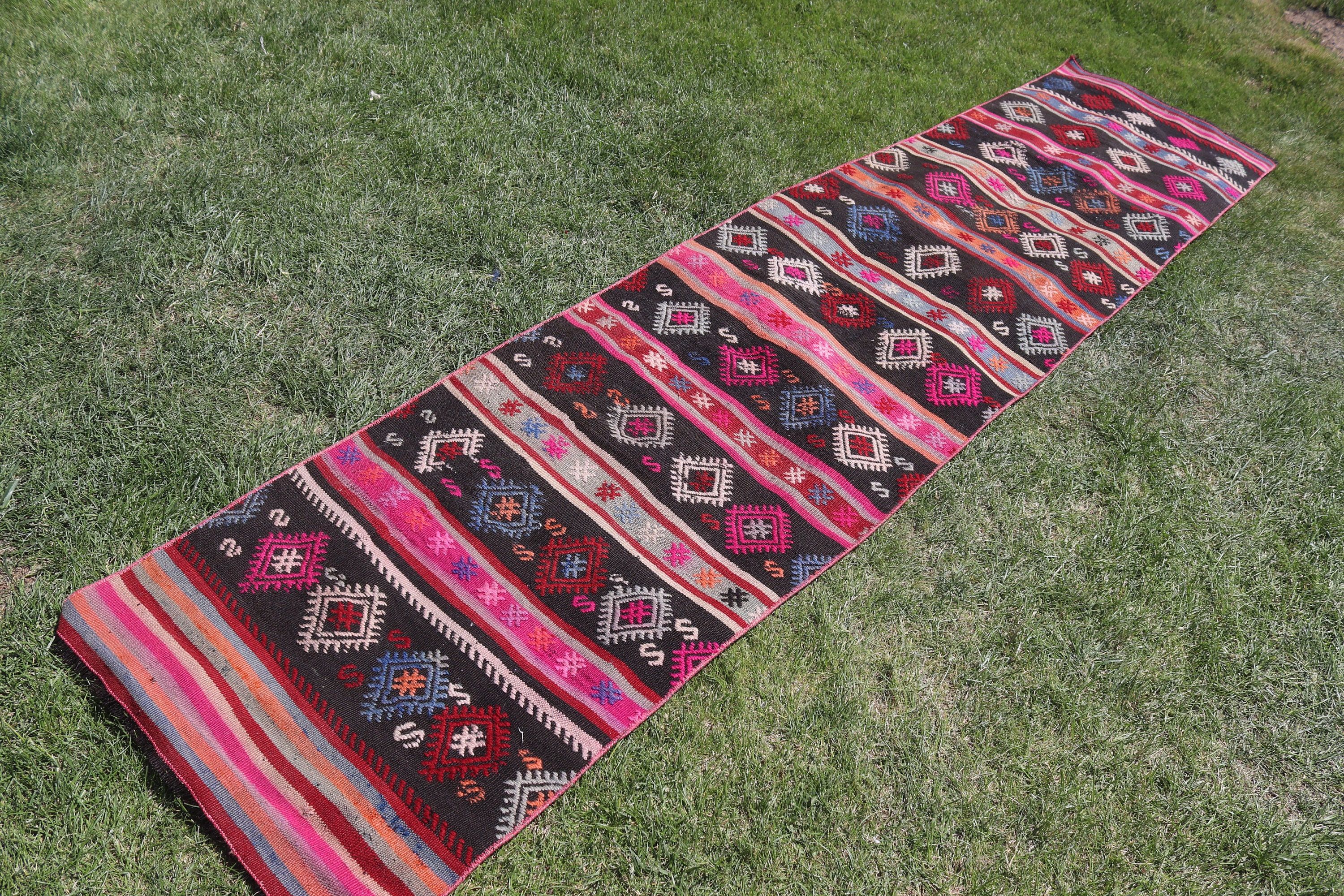 Koridor Halıları, Kilim, Türk Halıları, 2,1x9,3 ft Runner Halısı, Pembe Anadolu Halıları, Havalı Halılar, Vintage Runner Halısı, Vintage Halı, Açıklama Halıları