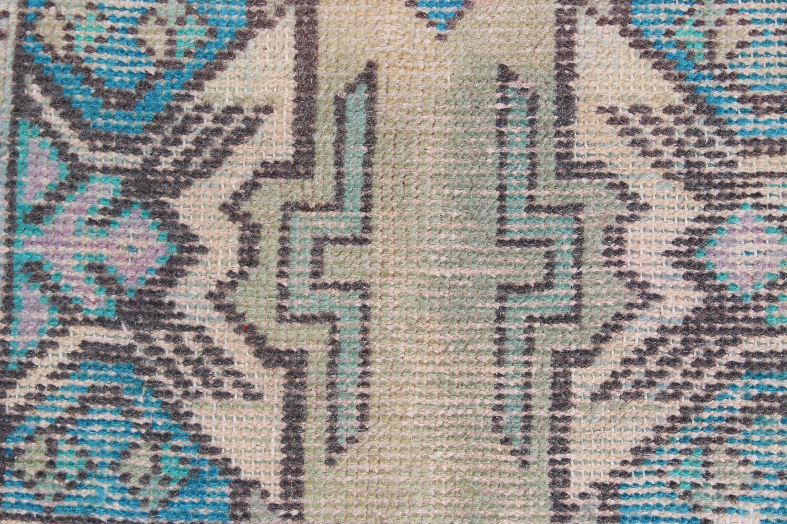 Home Decor Rug, Kitchen Rugs, Car Mat Rugs, Wall Hanging Rugs, Turkish Rug, 1.4x3.1 ft Small Rugs, Vintage Rugs, Beige Kitchen Rugs