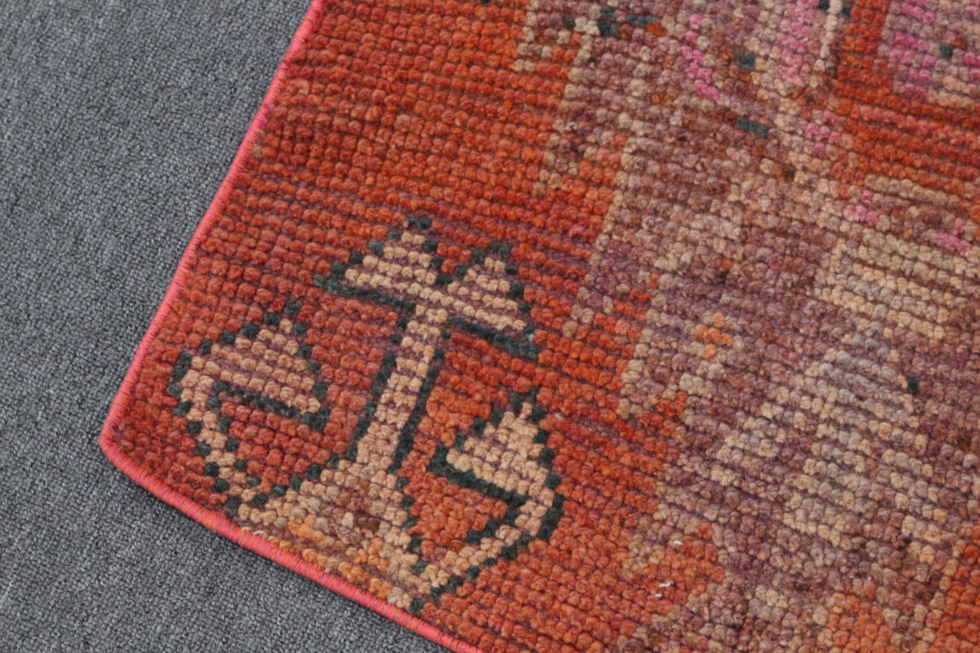 Antique Rug, Vintage Rug, Red Antique Rug, Entry Rugs, Turkish Rugs, Rugs for Entry, Oriental Rug, 2.2x3 ft Small Rugs, Wall Hanging Rugs