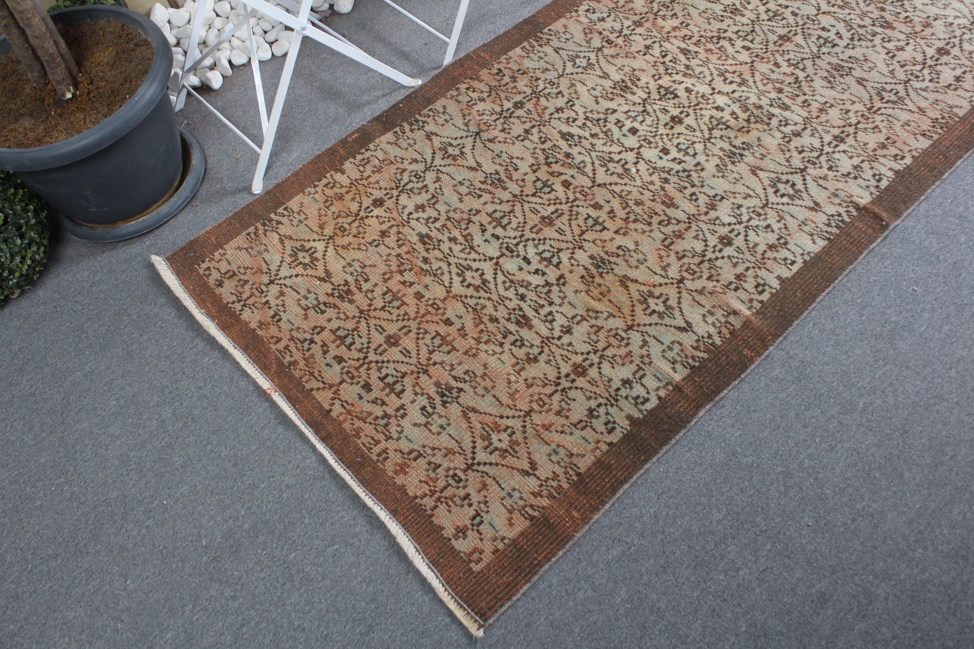 Antique Rug, Bedroom Rug, Brown Wool Rug, Nursery Rugs, Vintage Rug, Kitchen Rug, 3.1x6.2 ft Accent Rug, Turkish Rug, Rugs for Entry