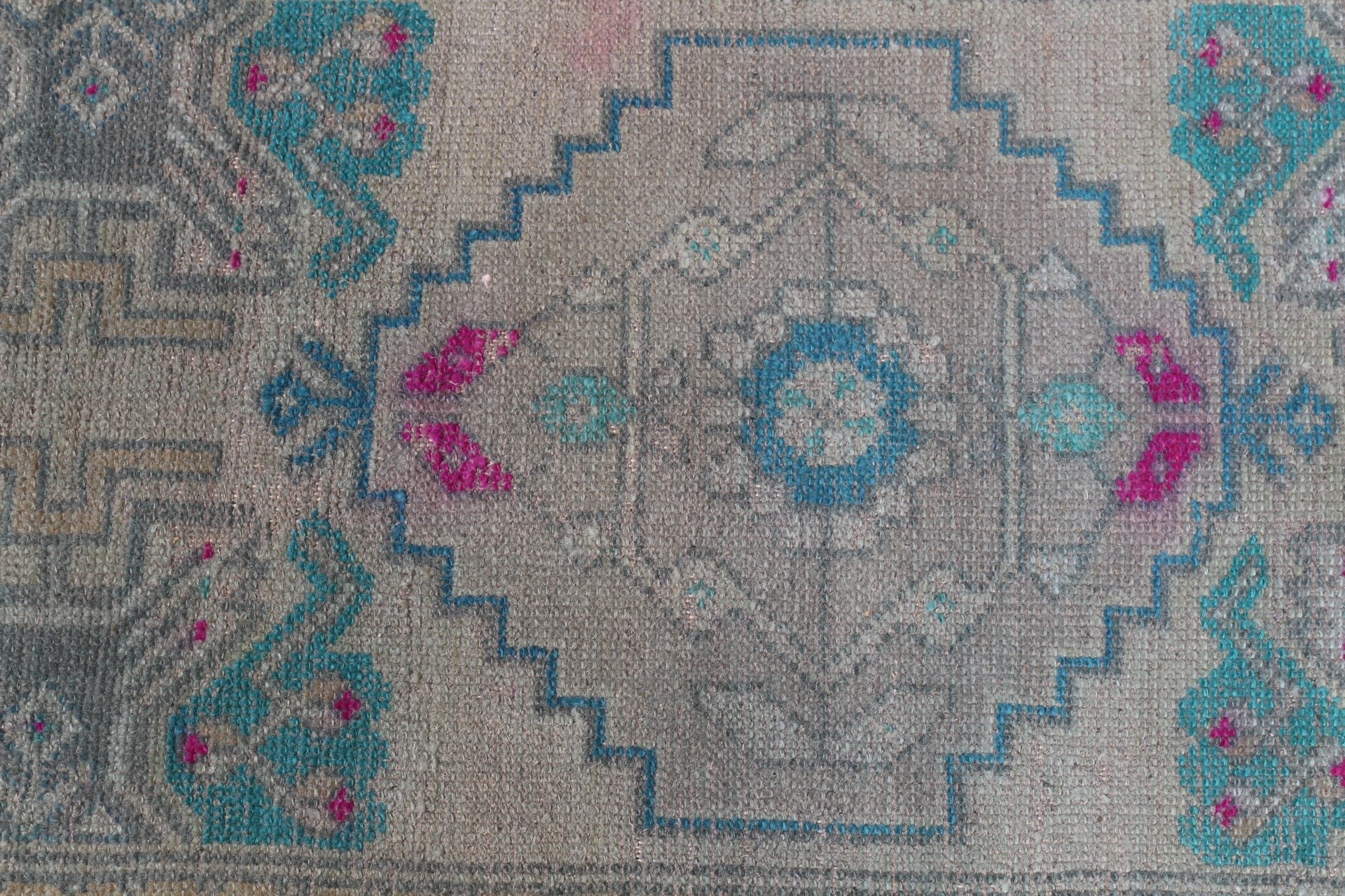 Yeşil Yatak Odası Halısı, 1.6x3 ft Küçük Halı, Vintage Halı, Türk Halısı, Mutfak Halısı, Banyo Halısı, Duvara Asılı Halılar, Sanat Halısı