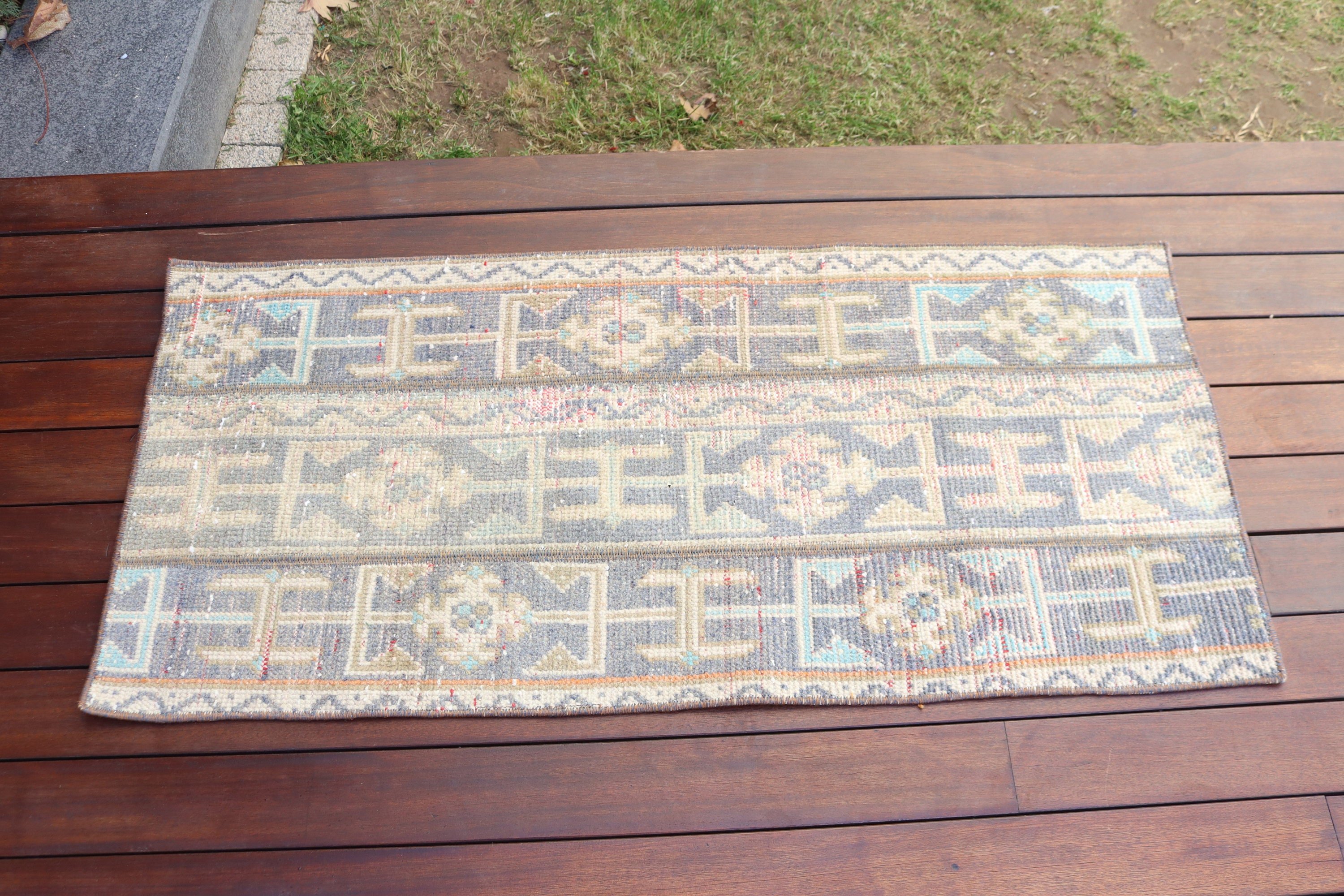 Küçük Boho Halıları, Mavi Lüks Halı, Mutfak Halısı, Banyo Halıları, 1,8x3,9 ft Küçük Halı, Türk Halıları, Araba Paspas Halıları, Vintage Halı