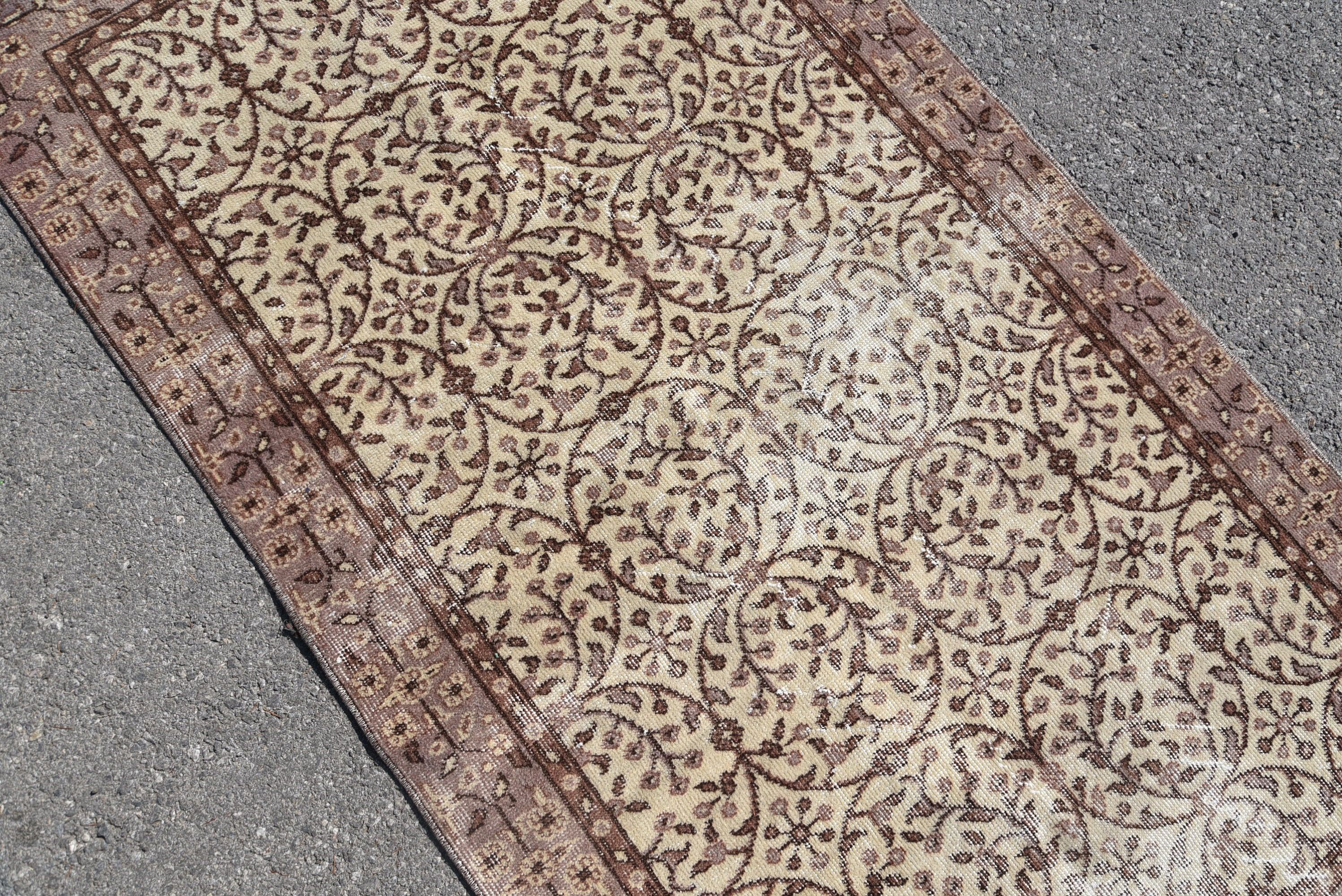 3.6x6.3 ft Accent Halı, Vintage Halı, Vintage Accent Halı Halıları, Oryantal Halılar, Yatak Odası Halısı, Mutfak Halıları, Türk Halısı, Yatak Odası Halıları