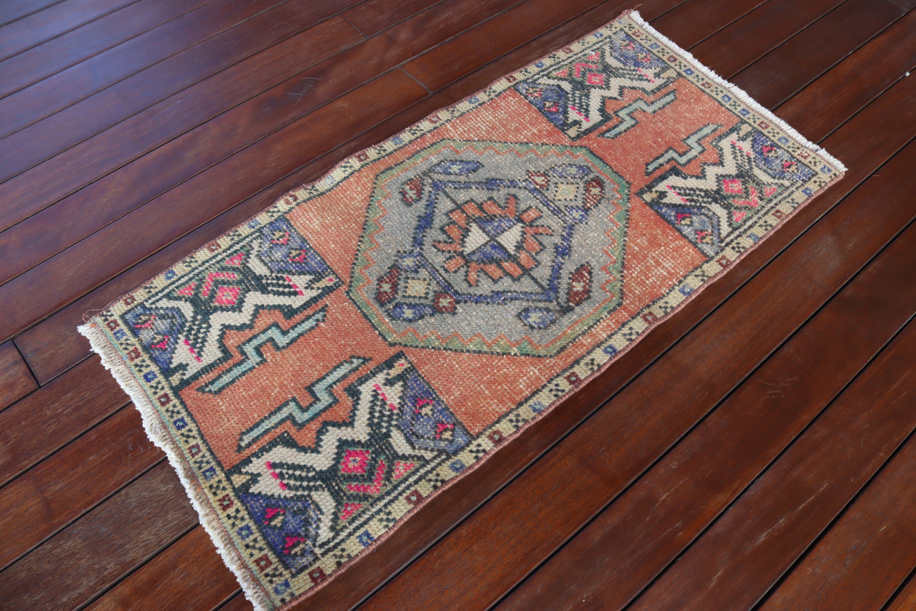 Small Area Rug, Turkish Rugs, Nursery Rugs, Statement Rug, Kitchen Rug, Vintage Rug, Red Floor Rugs, 1.5x3.3 ft Small Rug, Bohemian Rugs