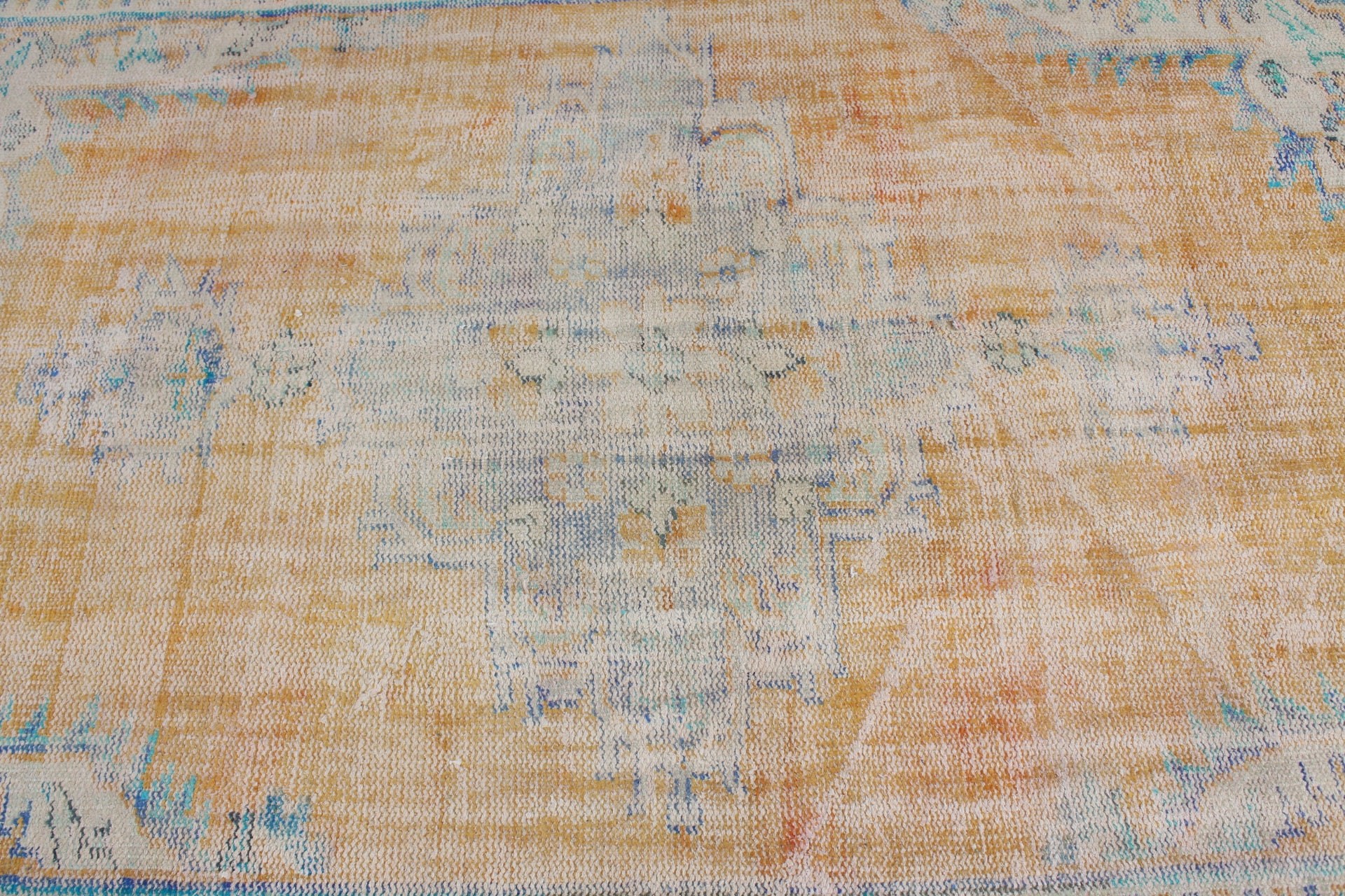 Salon Halısı, Anadolu Halısı, 5.5x8.4 ft Büyük Halılar, Vintage Halılar, Oturma Odası Halıları, Turuncu Mutfak Halısı, Türk Halısı, Sevimli Halı, Ev Dekorasyonu Halıları