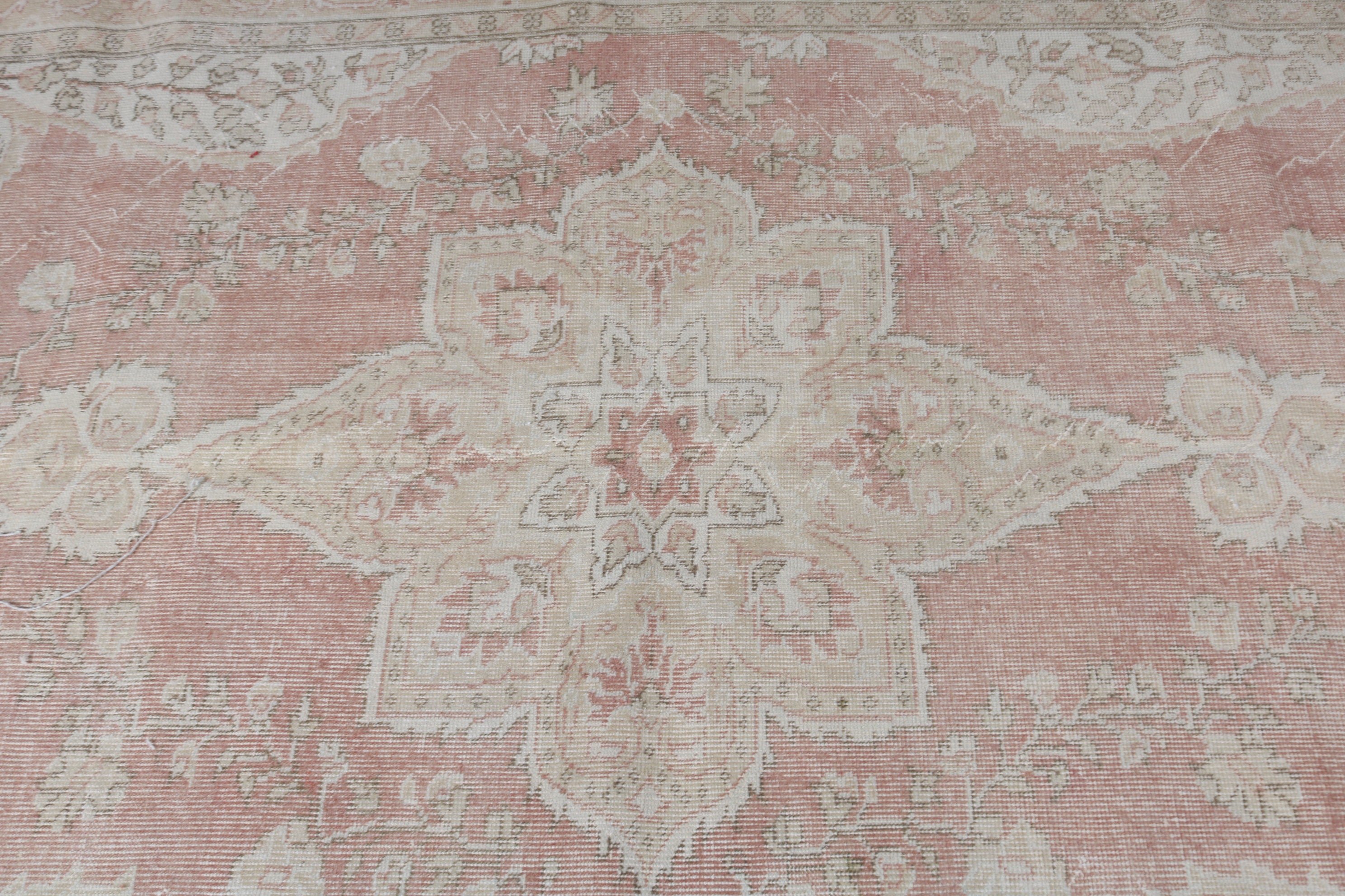 6.1x9.4 ft Large Rugs, Pink Bedroom Rugs, Natural Rug, Turkish Rugs, Dining Room Rug, Vintage Rug, Floor Rug, Kitchen Rug, Salon Rug