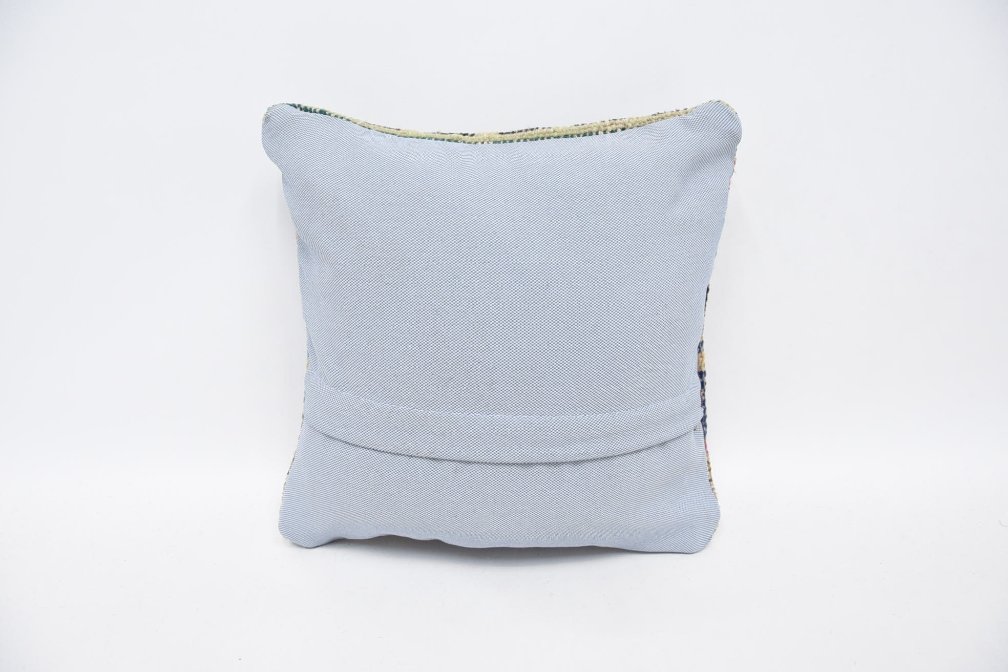 Knitted Cushion, Kilim Pillow Cover, 12"x12" Beige Pillow Cover, Indoor Pillow Case, Antique Pillows, Floor Pillow Sham, Pillow for Sofa