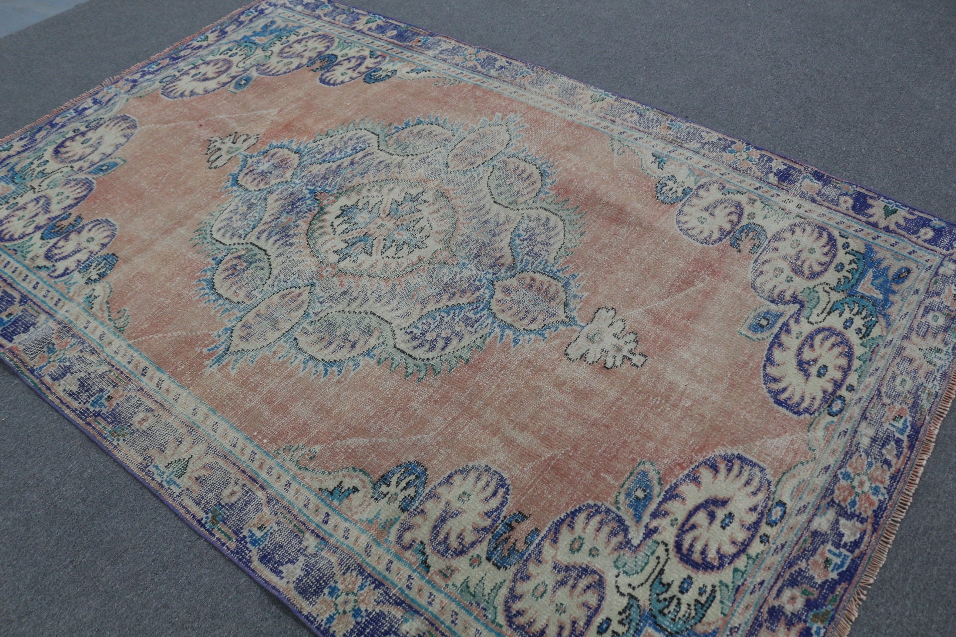 Kırmızı 5.5x8.1 ft Büyük Halılar, Vintage Halı, Salon Halıları, Yatak Odası Halıları, Türk Halıları, Mutfak Halısı, Yatak Odası Halıları