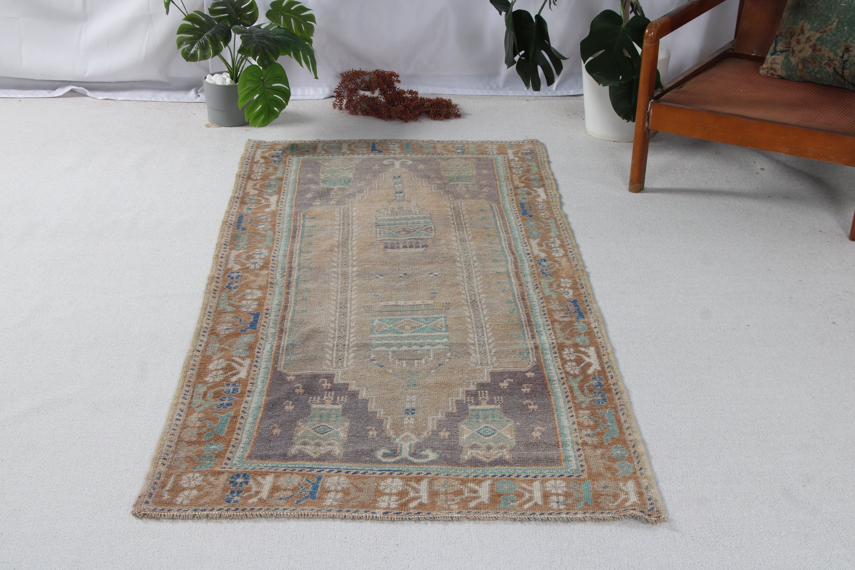 Havalı Halılar, Antika Halılar, Türk Halısı, Vintage Halılar, Aztek Halıları, Kahverengi Yün Halılar, 3,1x6,7 ft Vurgulu Halılar, Çocuk Halısı, Boho Vurgulu Halı