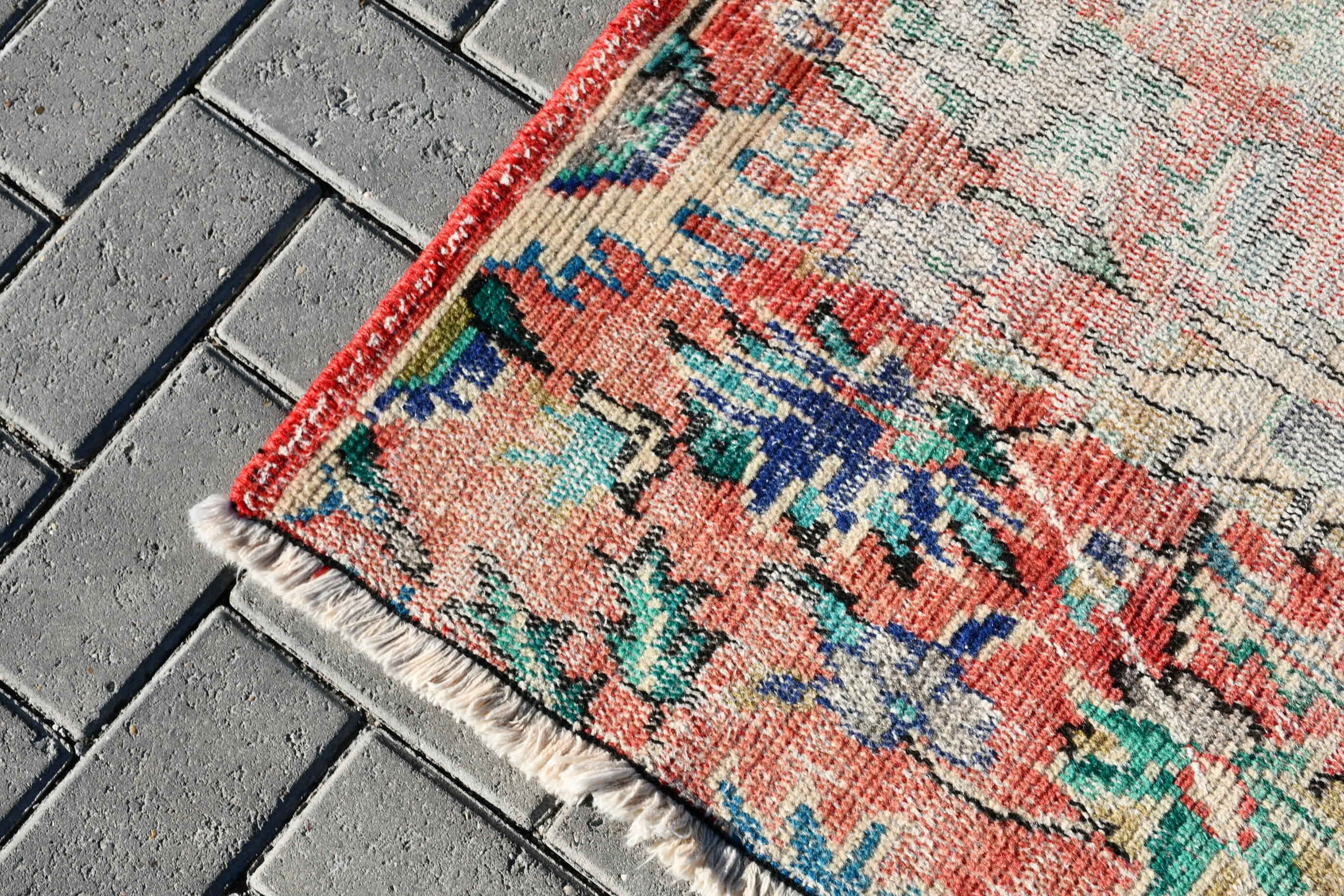 Red Antique Rugs, Bedroom Rug, Rugs for Floor, Vintage Rug, Kitchen Rug, Boho Rug, Oriental Rugs, 4.9x6.9 ft Area Rugs, Turkish Rug