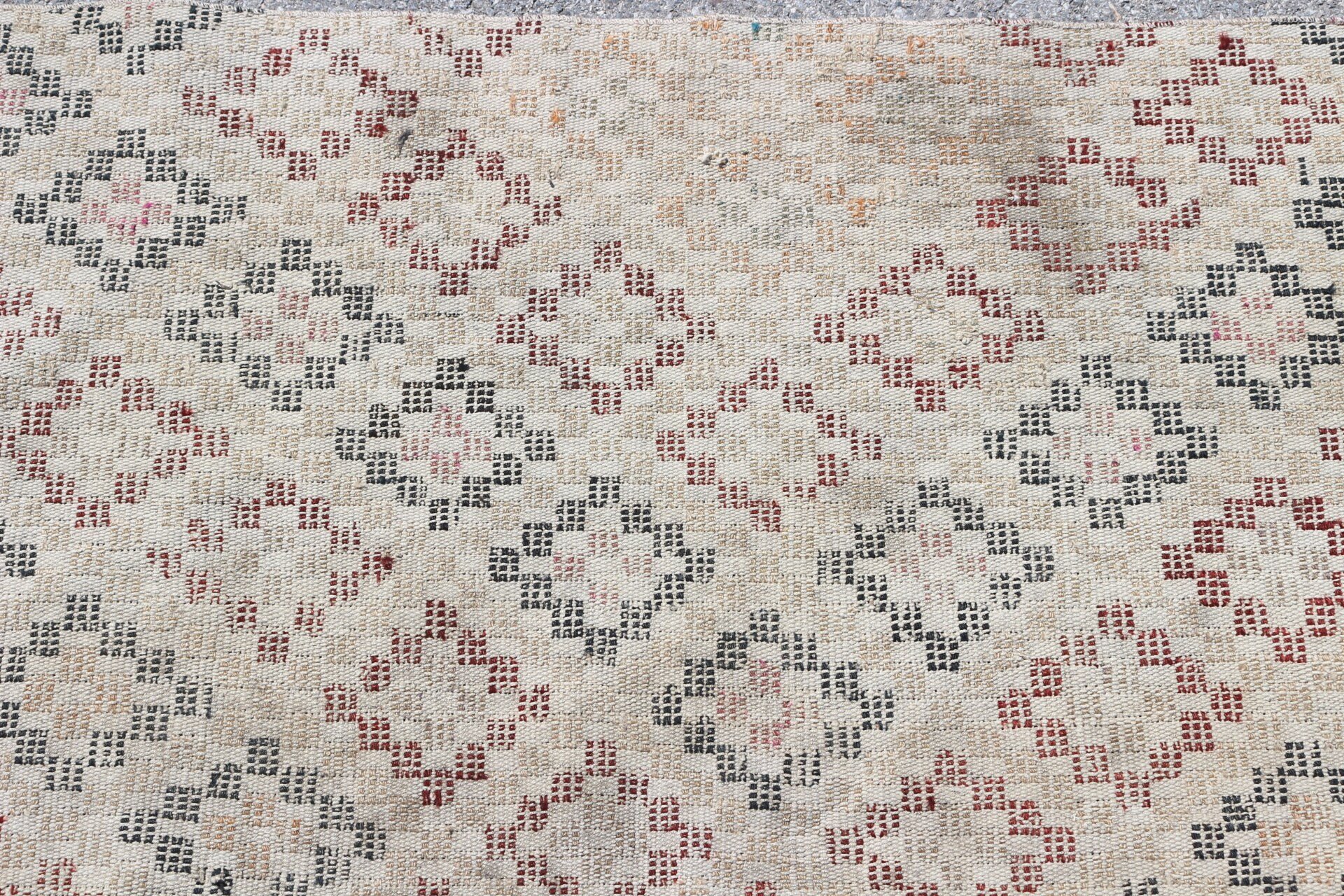 Sevimli Halı, Vintage Halılar, Bej Soğuk Halı, 2.1x6 ft Runner Halısı, Runner Halıları, Kilim, Oushak Halısı, Türk Halıları, Koridor Halısı, Anadolu Halıları