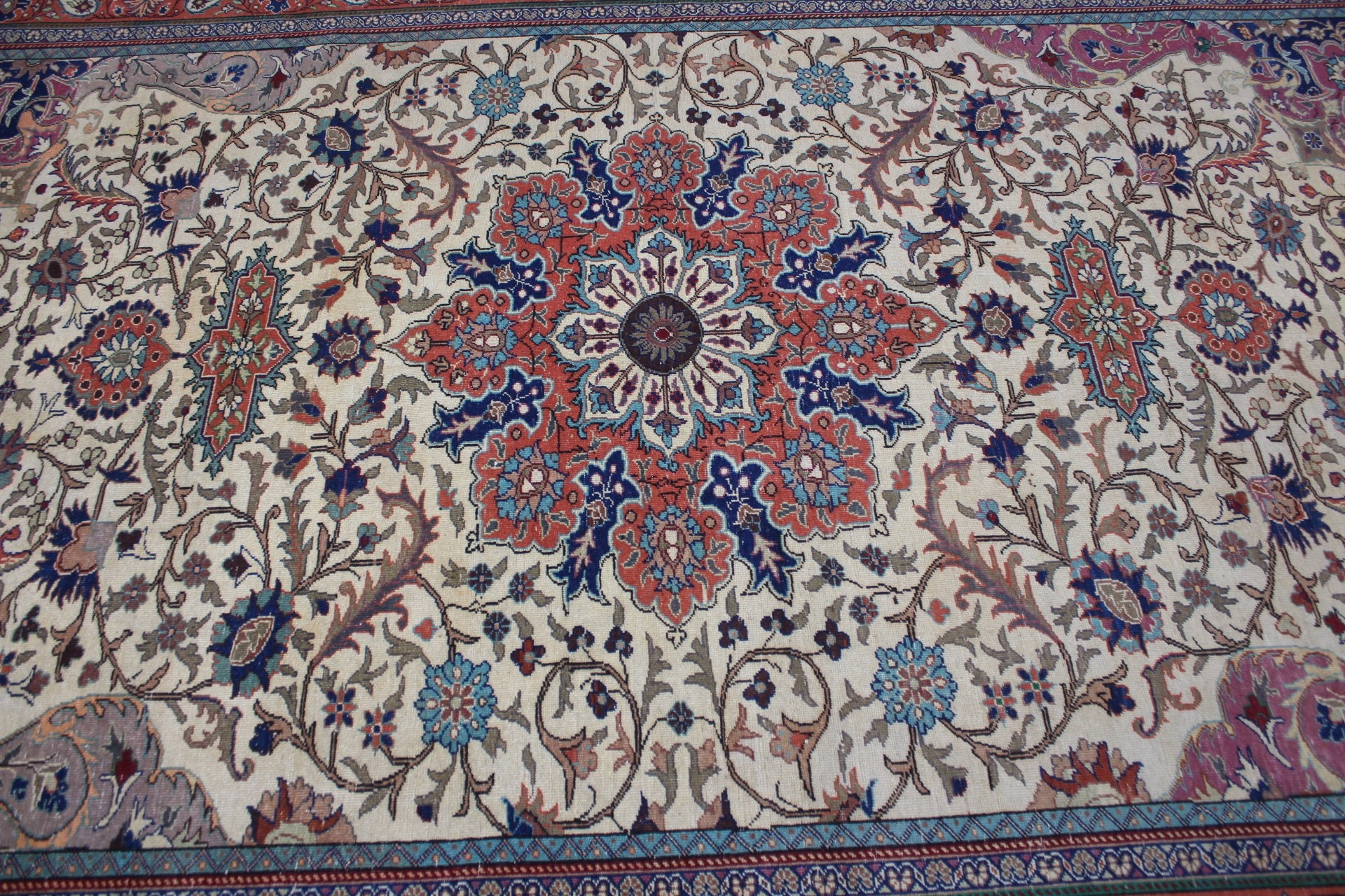 Salon Halıları, Türk Halıları, Vintage Halı, Oturma Odası Halısı, Yatak Odası Halısı, Salon Halıları, 6.2x9.8 ft Büyük Halı, Bej Ev Dekor Halısı, Yer Halısı