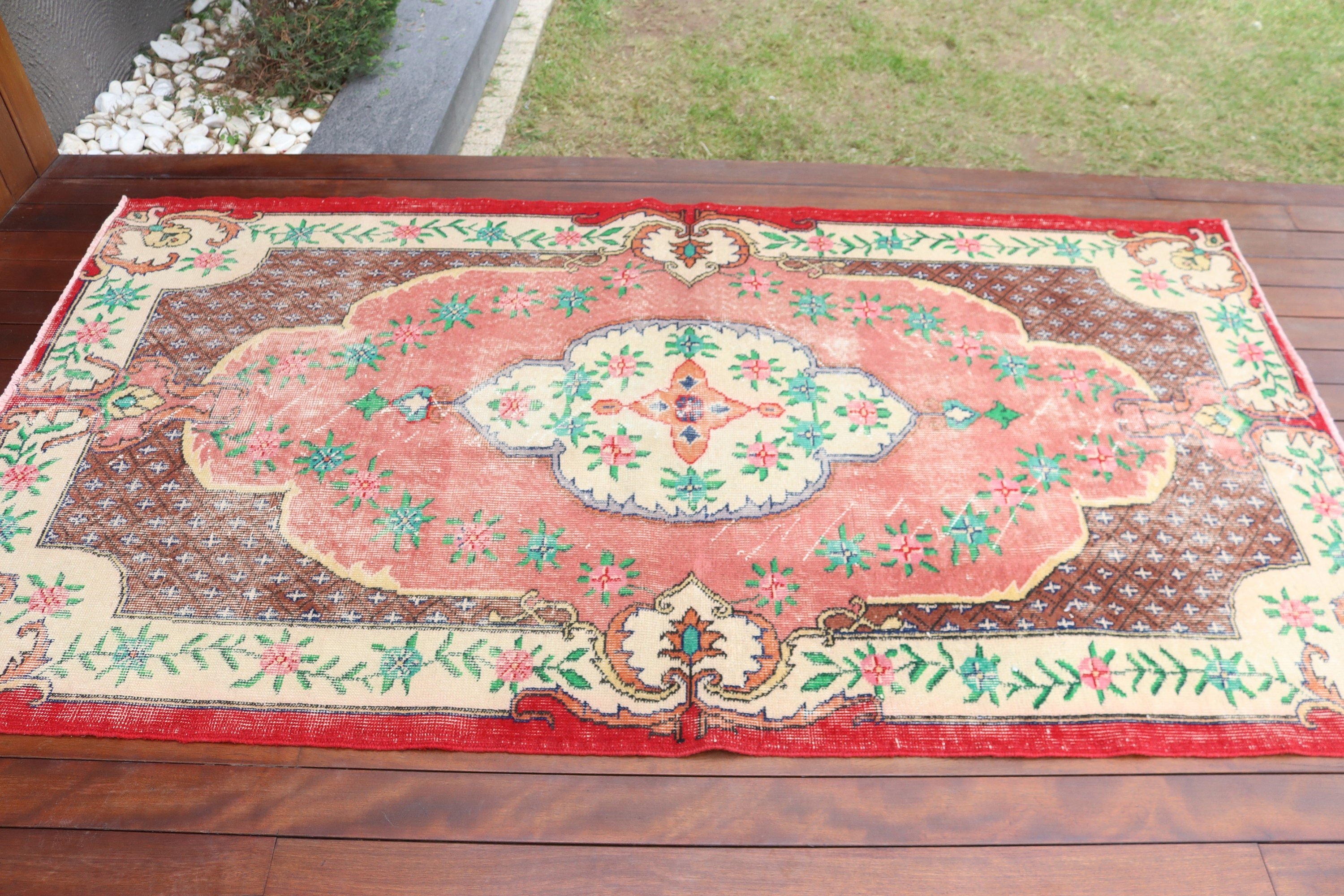 Açıklama Halıları, Lüks Halı, Pembe Modern Halı, Boho Alan Halısı, 3,9x7,4 ft Alan Halıları, Türk Halıları, Nötr Halı, Mutfak Halısı, Vintage Halı