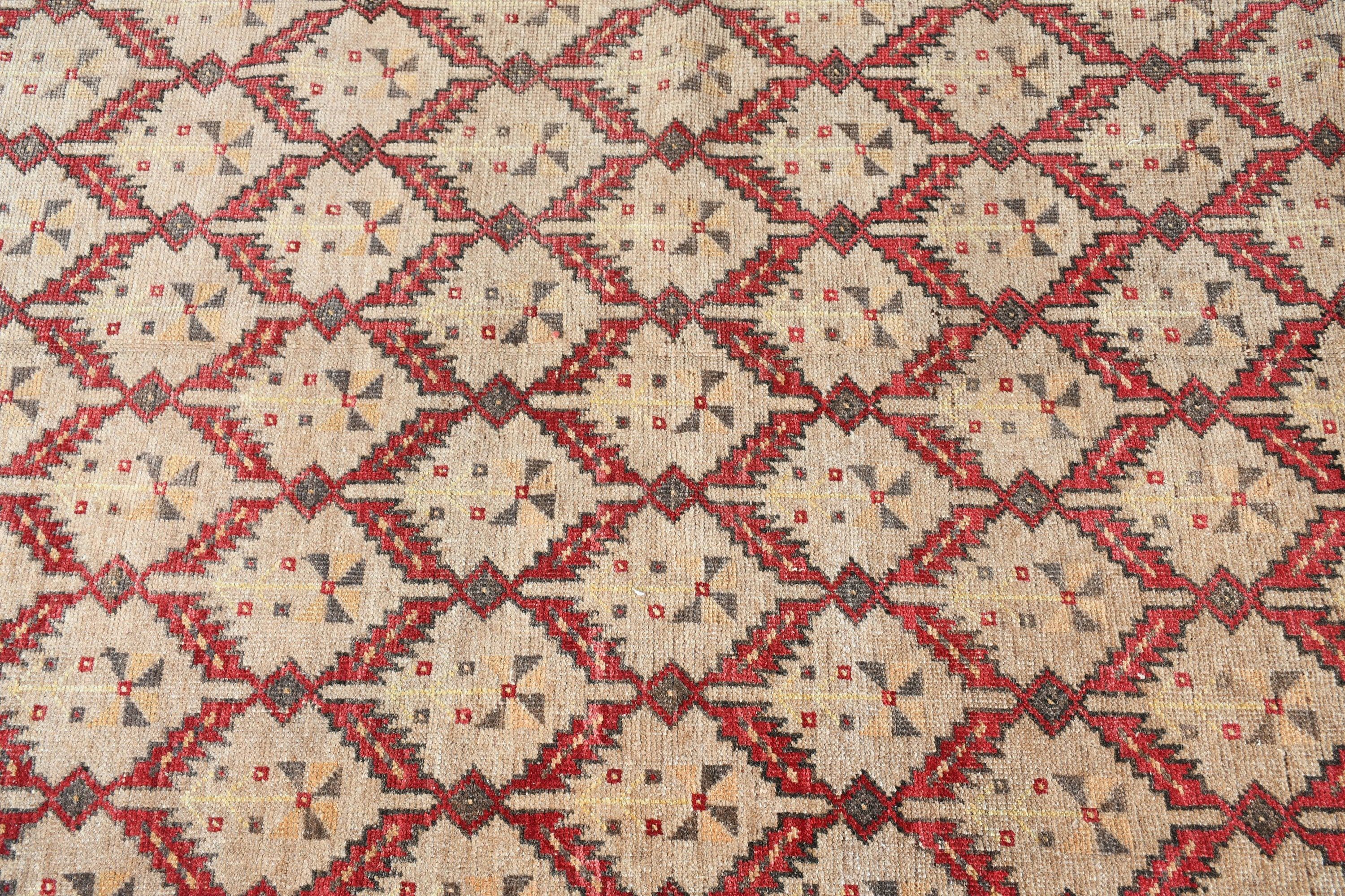 Bedroom Rug, Turkish Rugs, Oushak Rugs, Vintage Rug, Ethnic Rug, Living Room Rug, Beige  5x9.4 ft Large Rugs