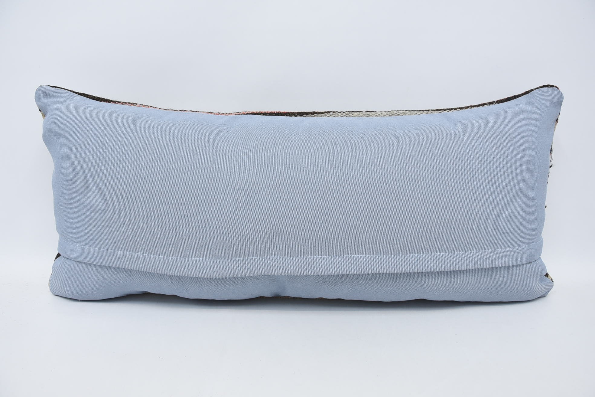 Shabby Chic Pillow, Handmade Rug Seat Pillow Sham, Boho Pillow, Handmade Kilim Cushion, Kilim Pillow, 16"x36" Beige Cushion